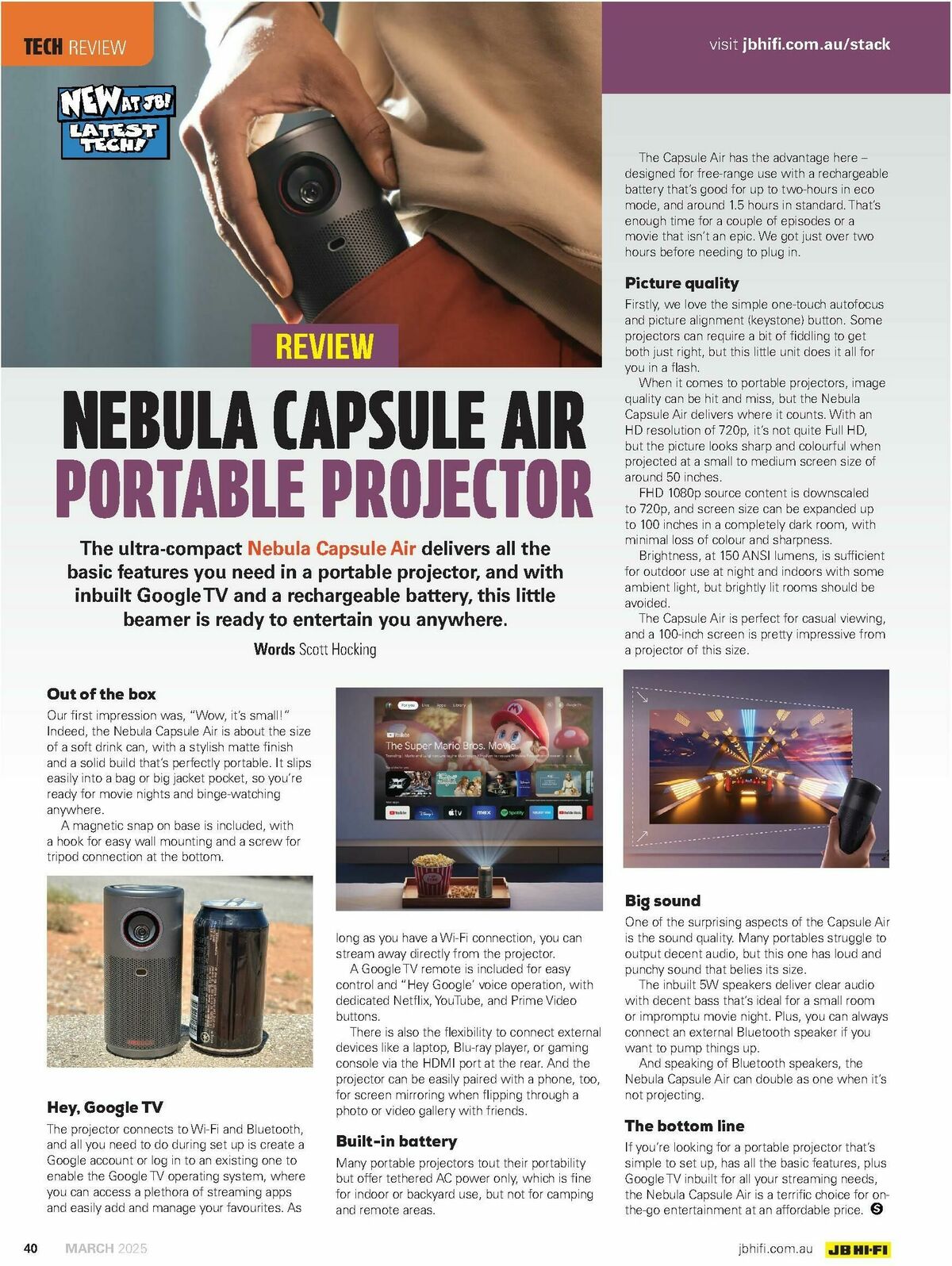 JB Hi-Fi Magazine March Catalogues from 1 March