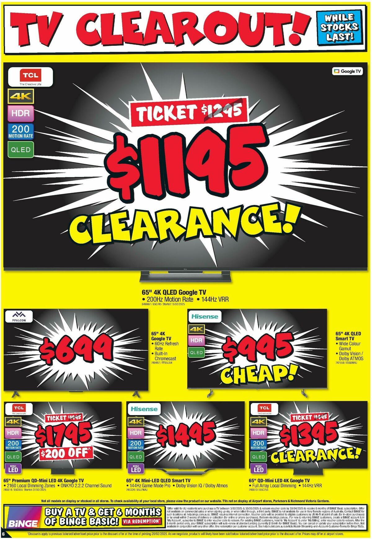 JB Hi-Fi Catalogues from 6 March
