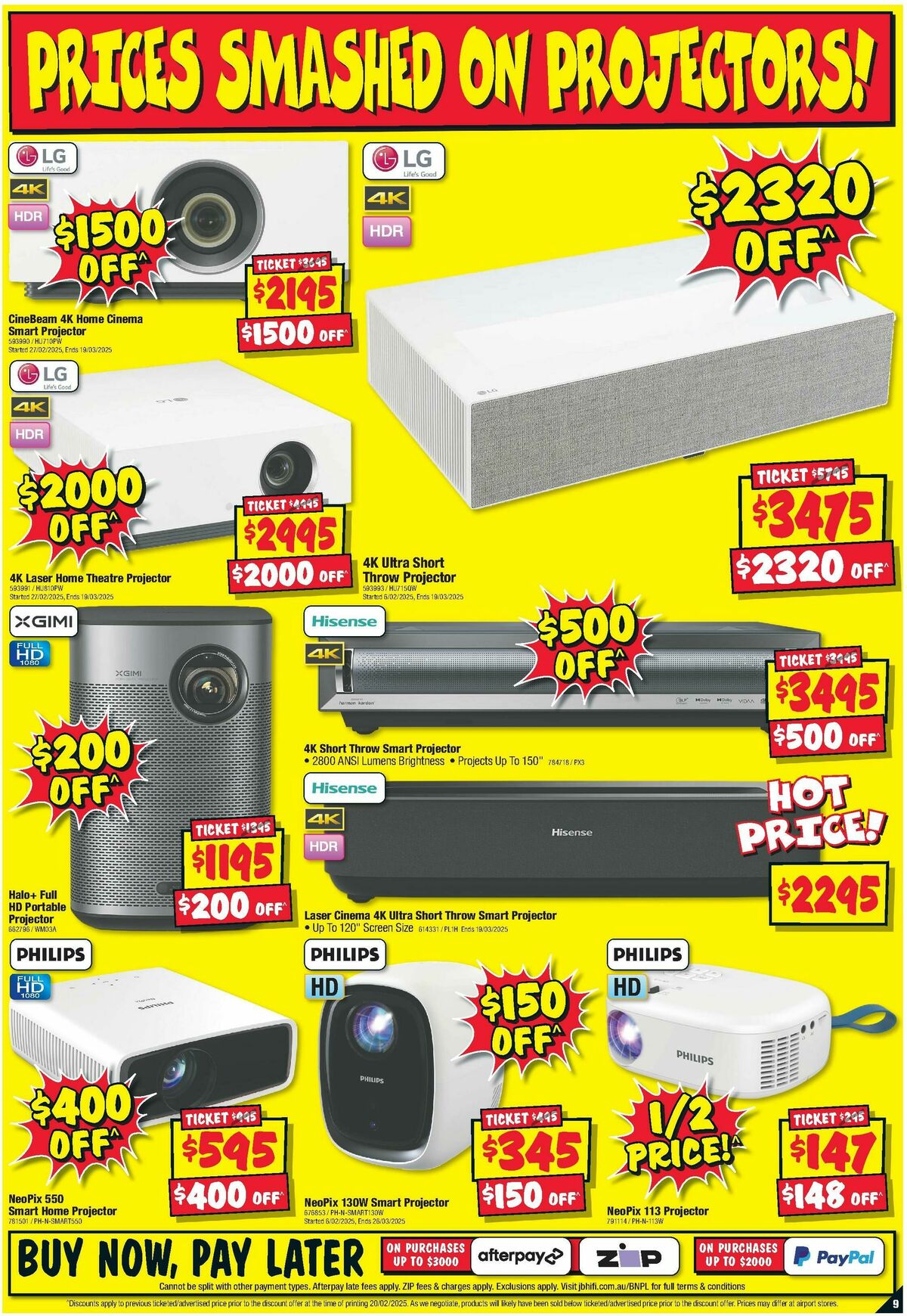 JB Hi-Fi Catalogues from 6 March