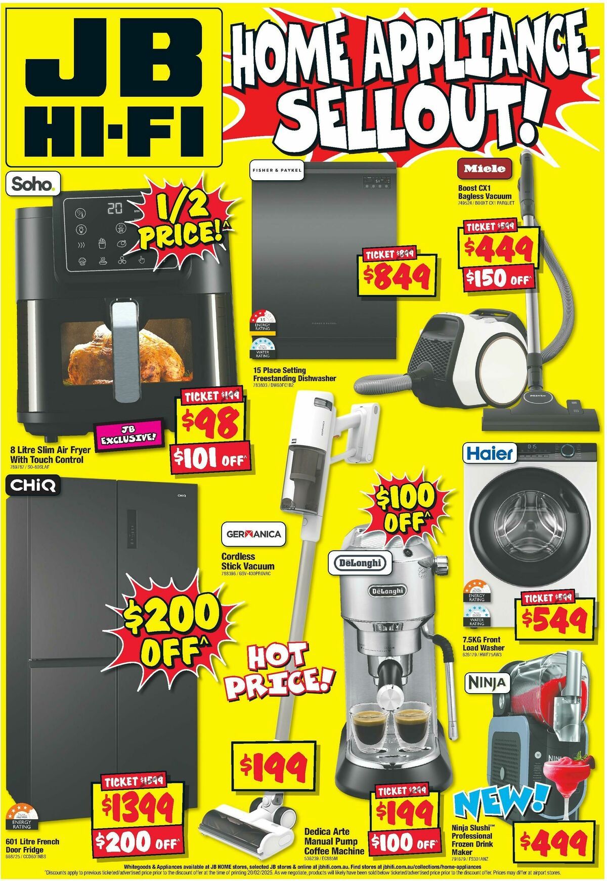 JB Hi-Fi Home Appliance Sellout Catalogues from 6 March