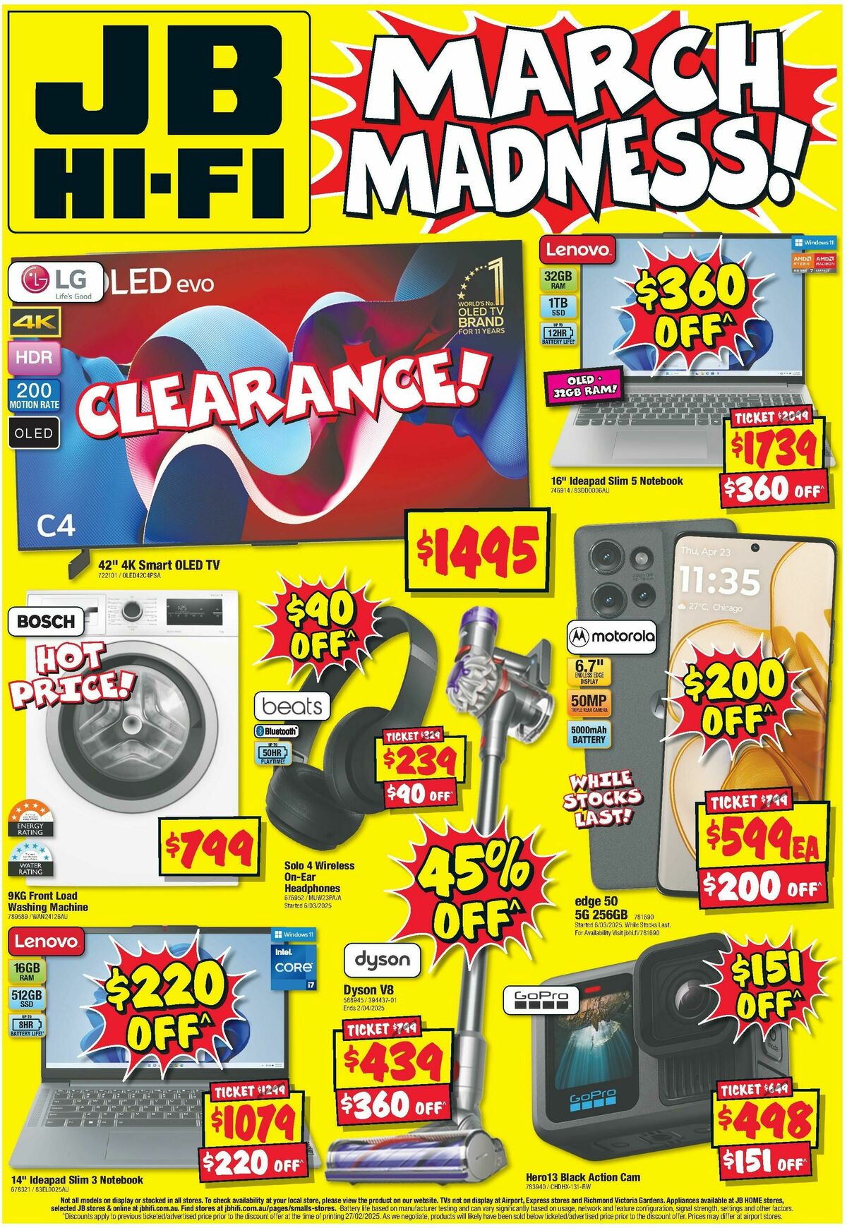 JB Hi-Fi Catalogues from 13 March