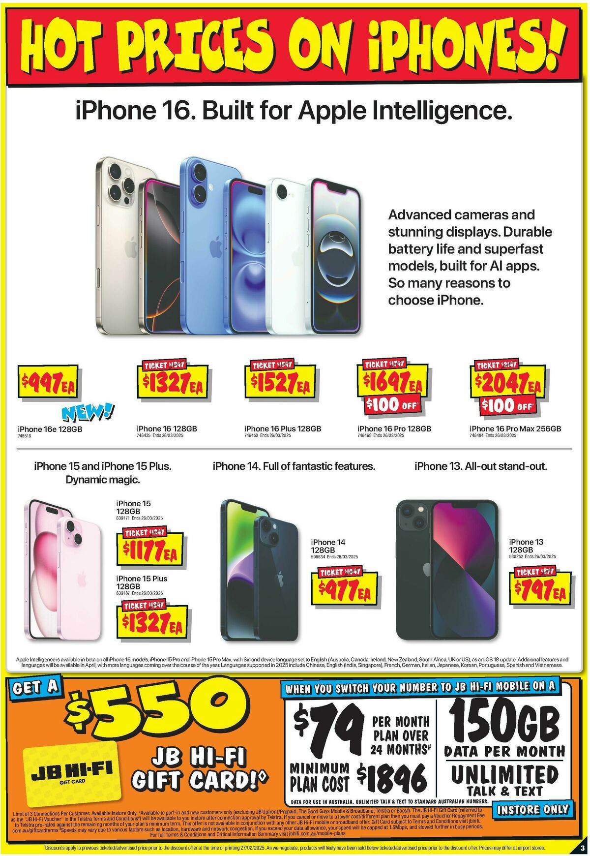 JB Hi-Fi Catalogues from 13 March