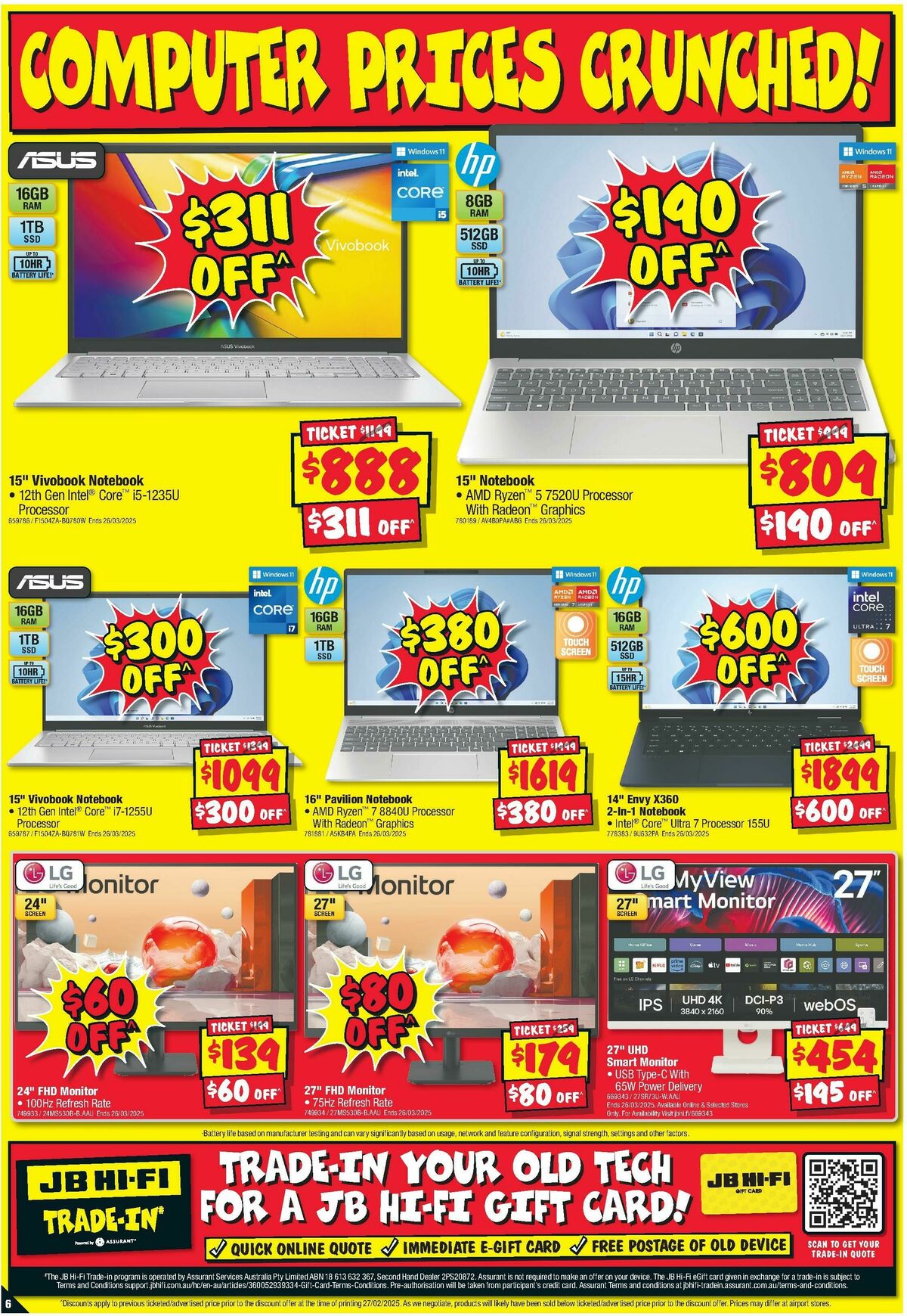 JB Hi-Fi Catalogues from 13 March