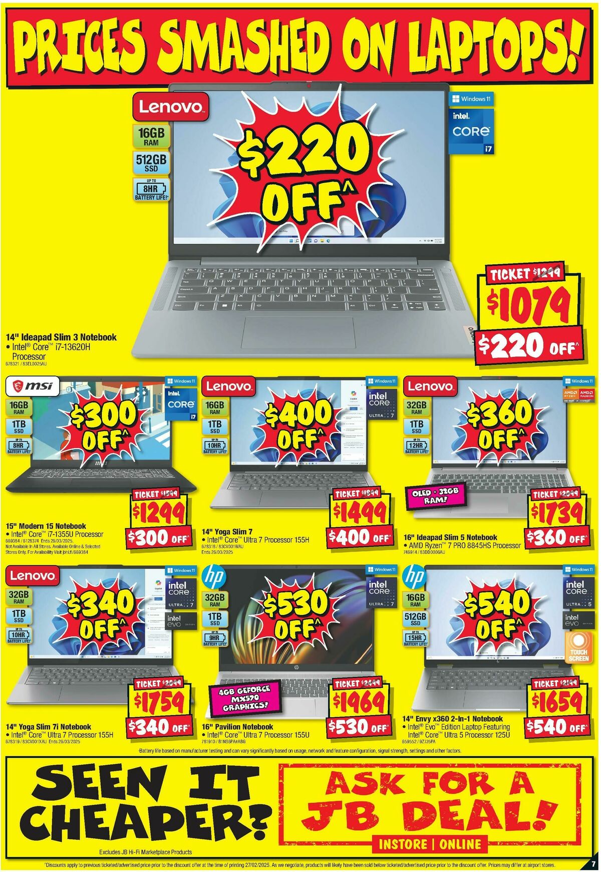 JB Hi-Fi Catalogues from 13 March