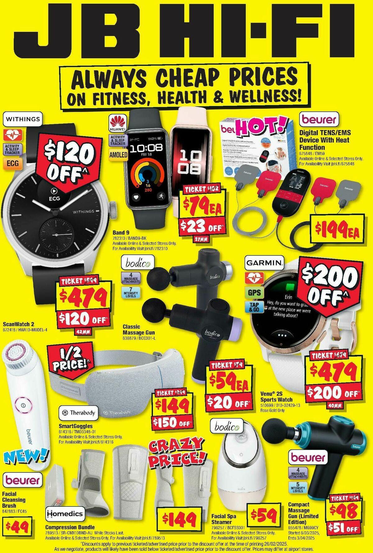 JB Hi-Fi Fitness, Health and Wellness Catalogues from 10 March