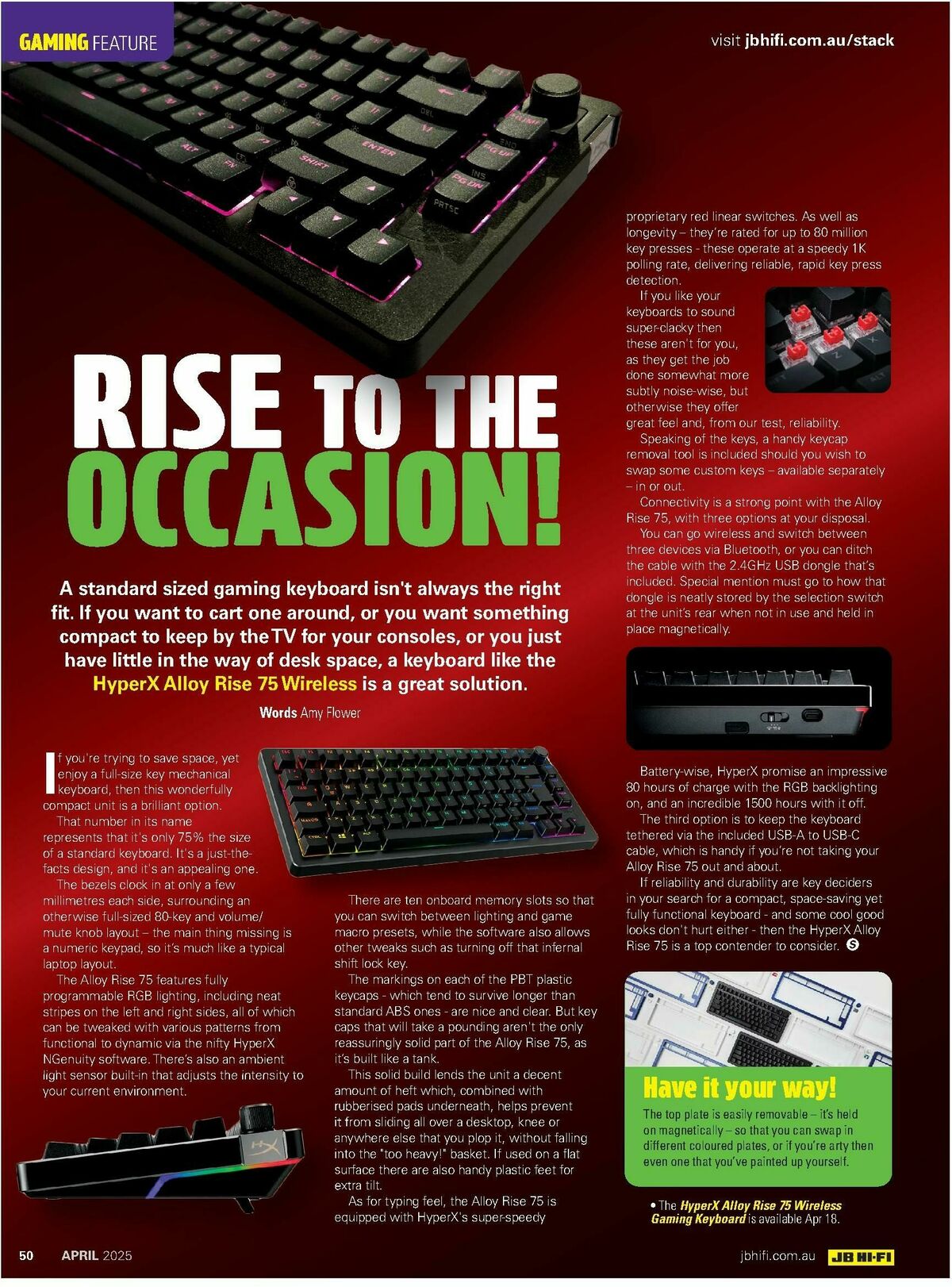 JB Hi-Fi Magazine April Catalogues from 1 April