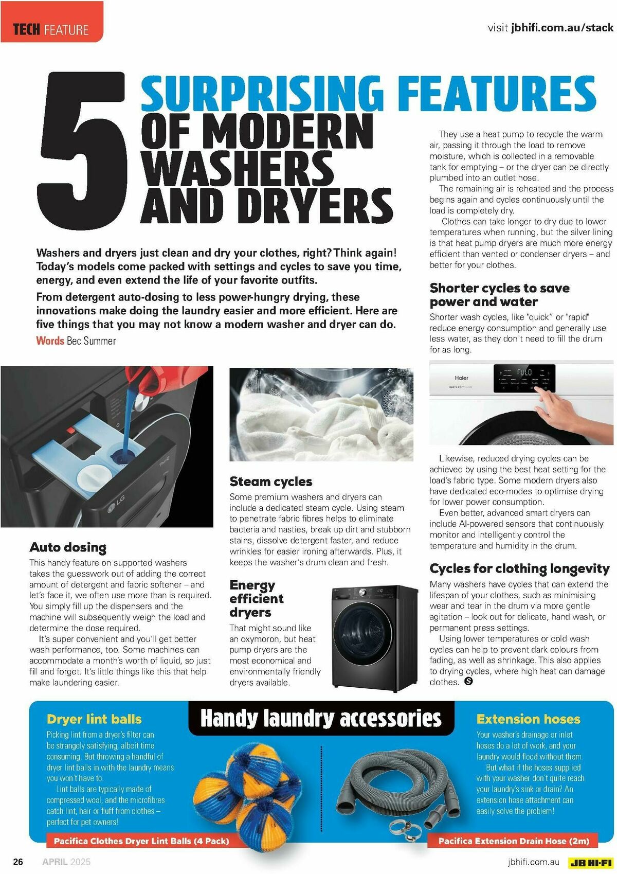 JB Hi-Fi Magazine April Catalogues from 1 April