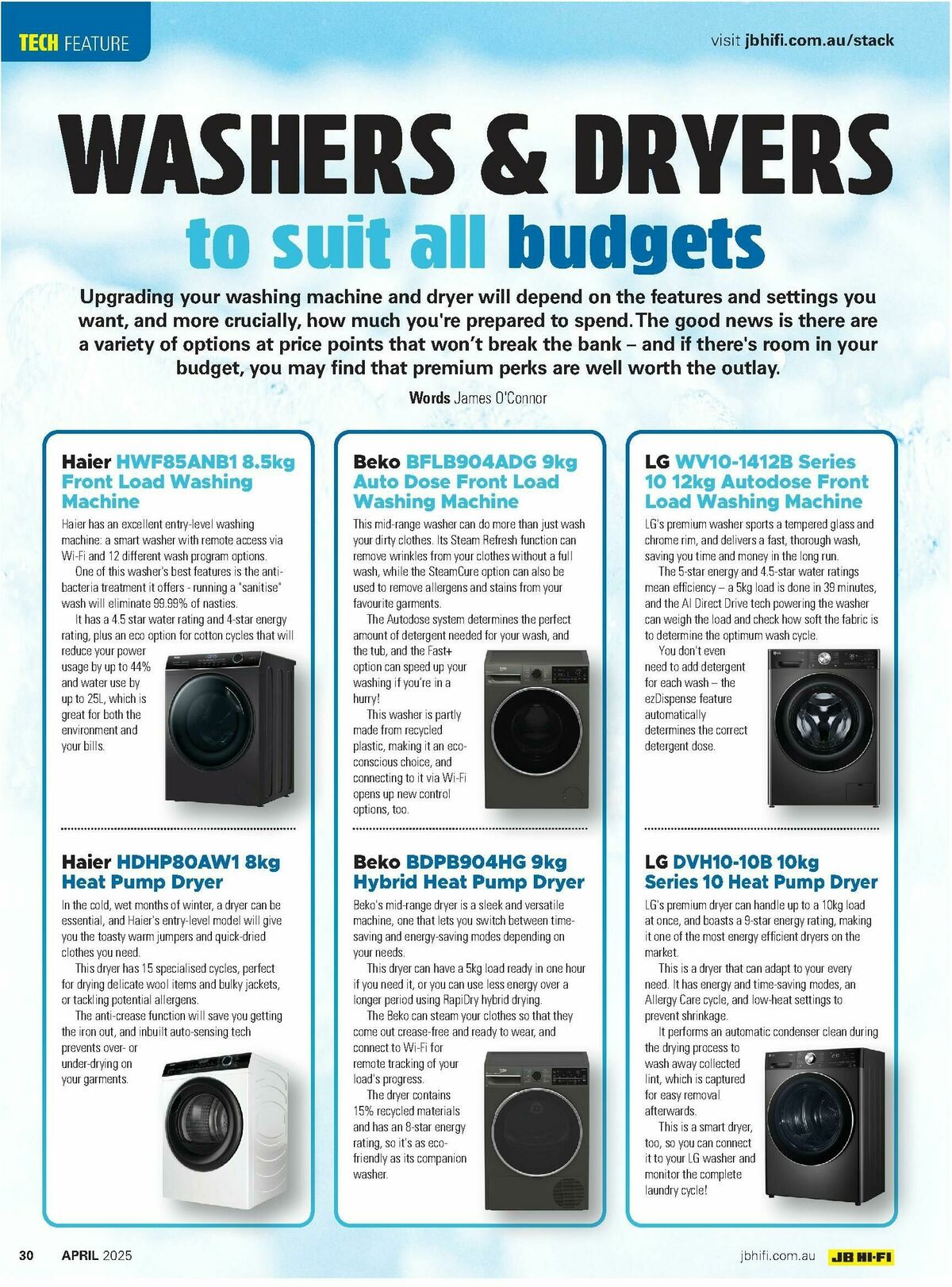 JB Hi-Fi Magazine April Catalogues from 1 April