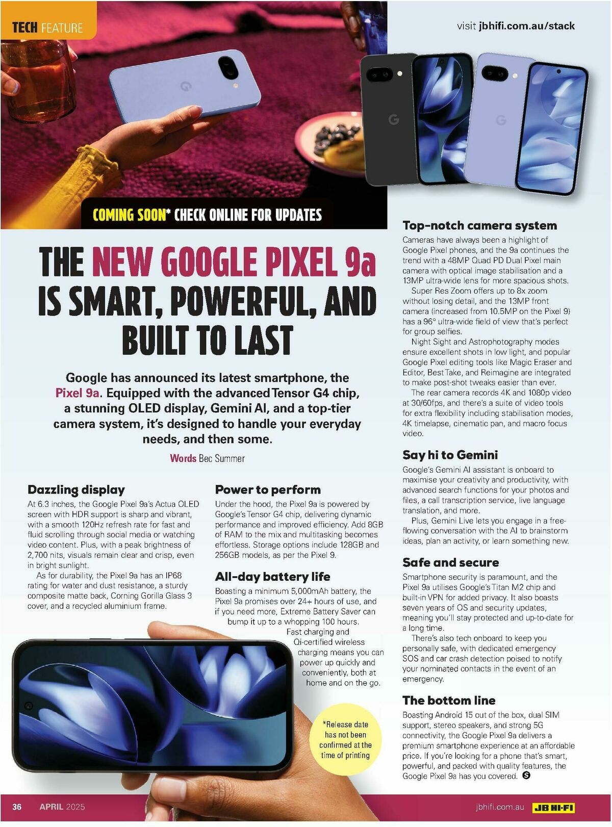 JB Hi-Fi Magazine April Catalogues from 1 April