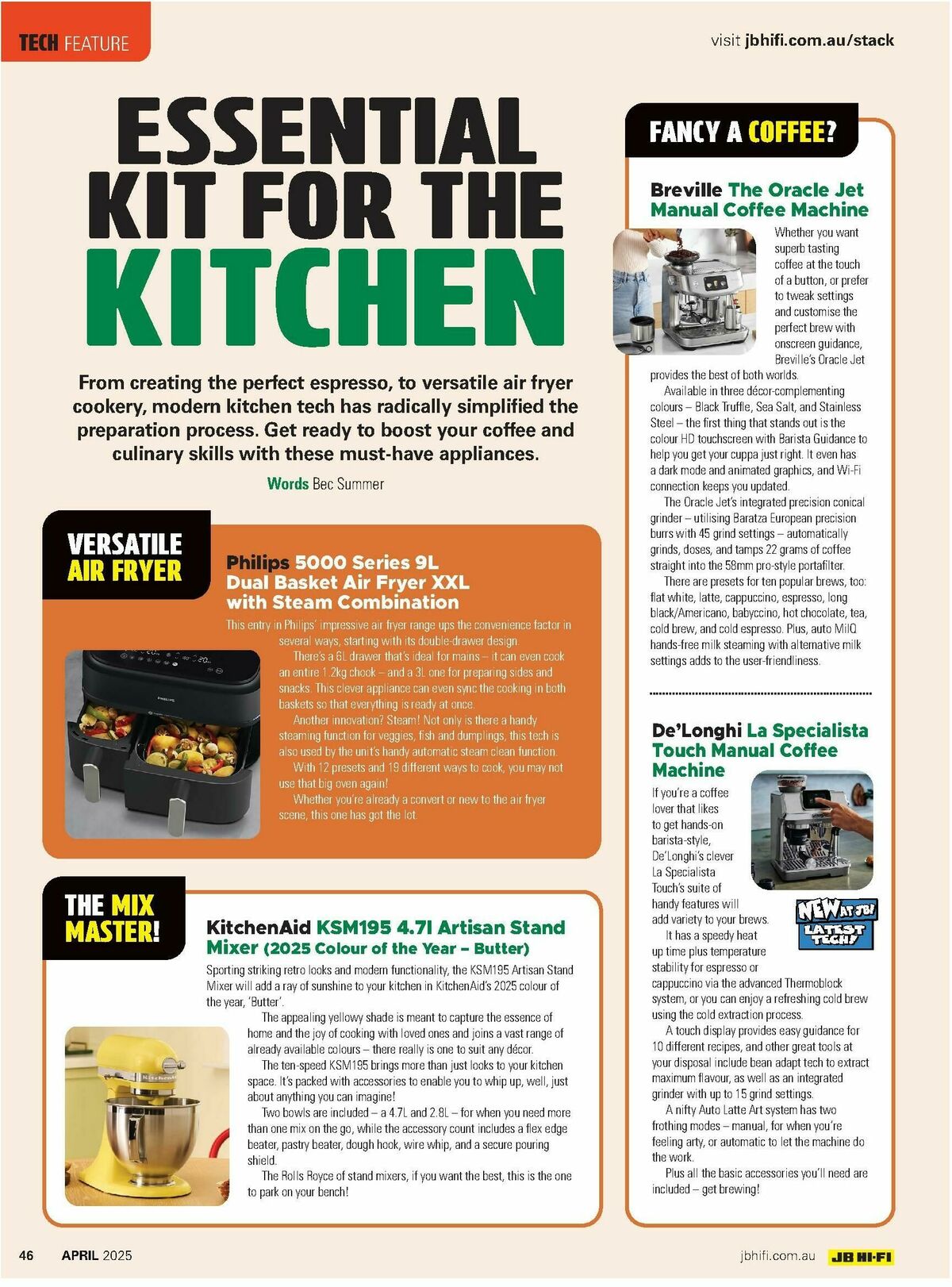 JB Hi-Fi Magazine April Catalogues from 1 April