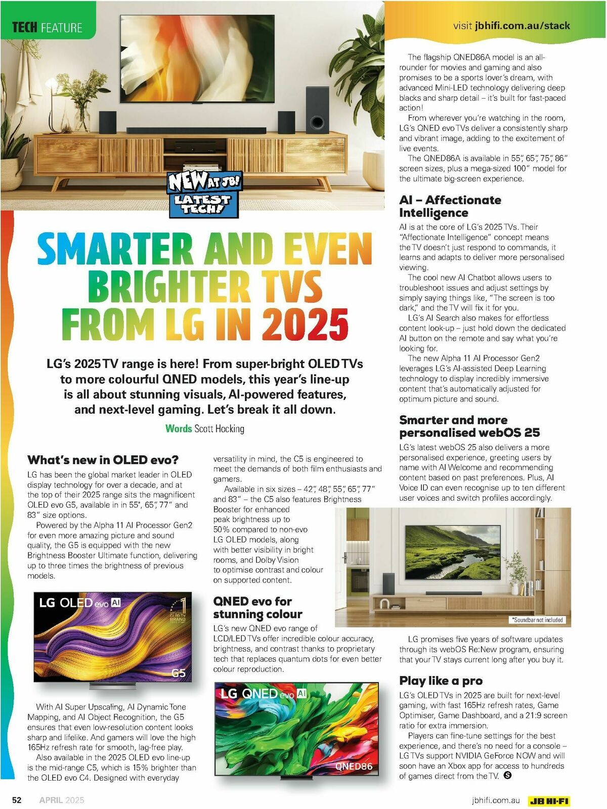 JB Hi-Fi Magazine April Catalogues from 1 April