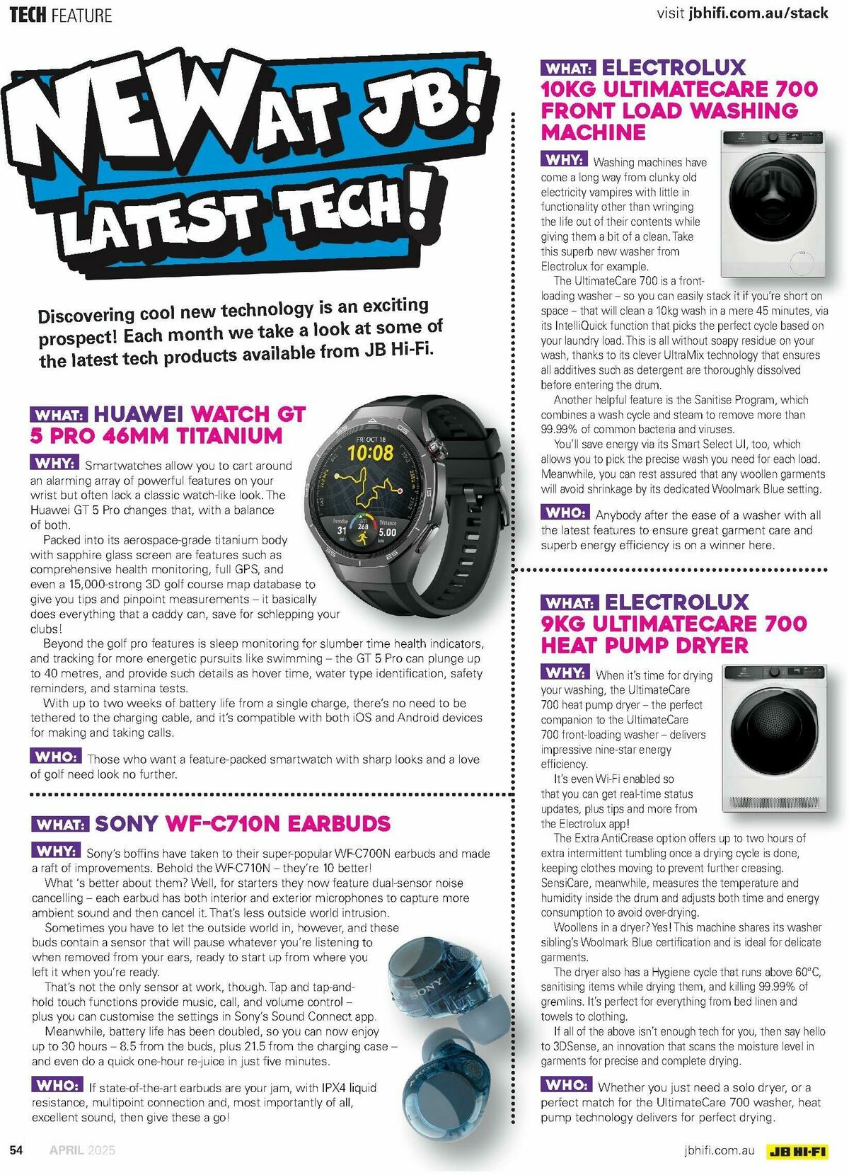 JB Hi-Fi Magazine April Catalogues from 1 April