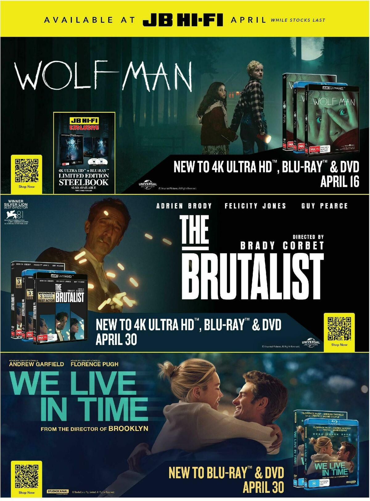 JB Hi-Fi Magazine April Catalogues from 1 April