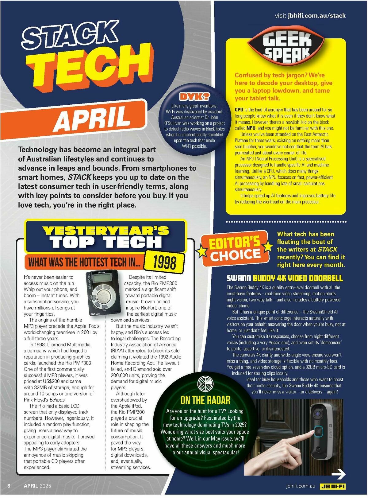 JB Hi-Fi Magazine April Catalogues from 1 April