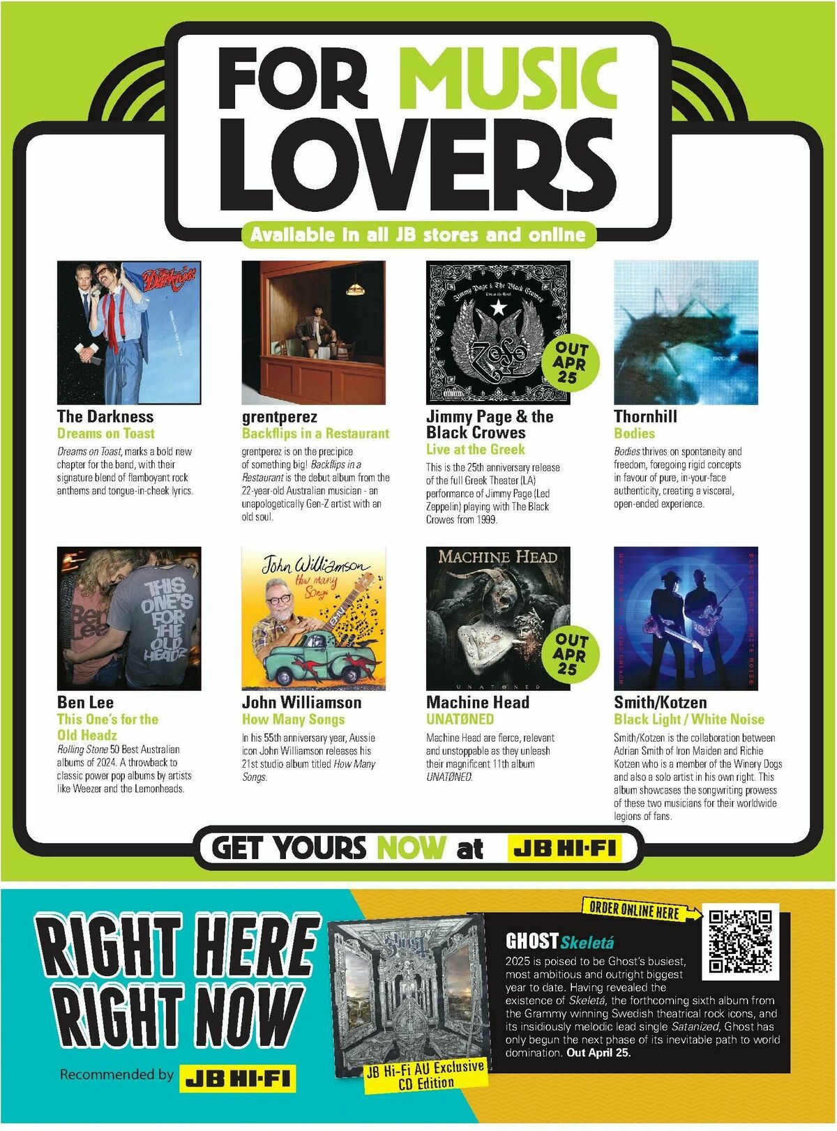 JB Hi-Fi Magazine April Catalogues from 1 April