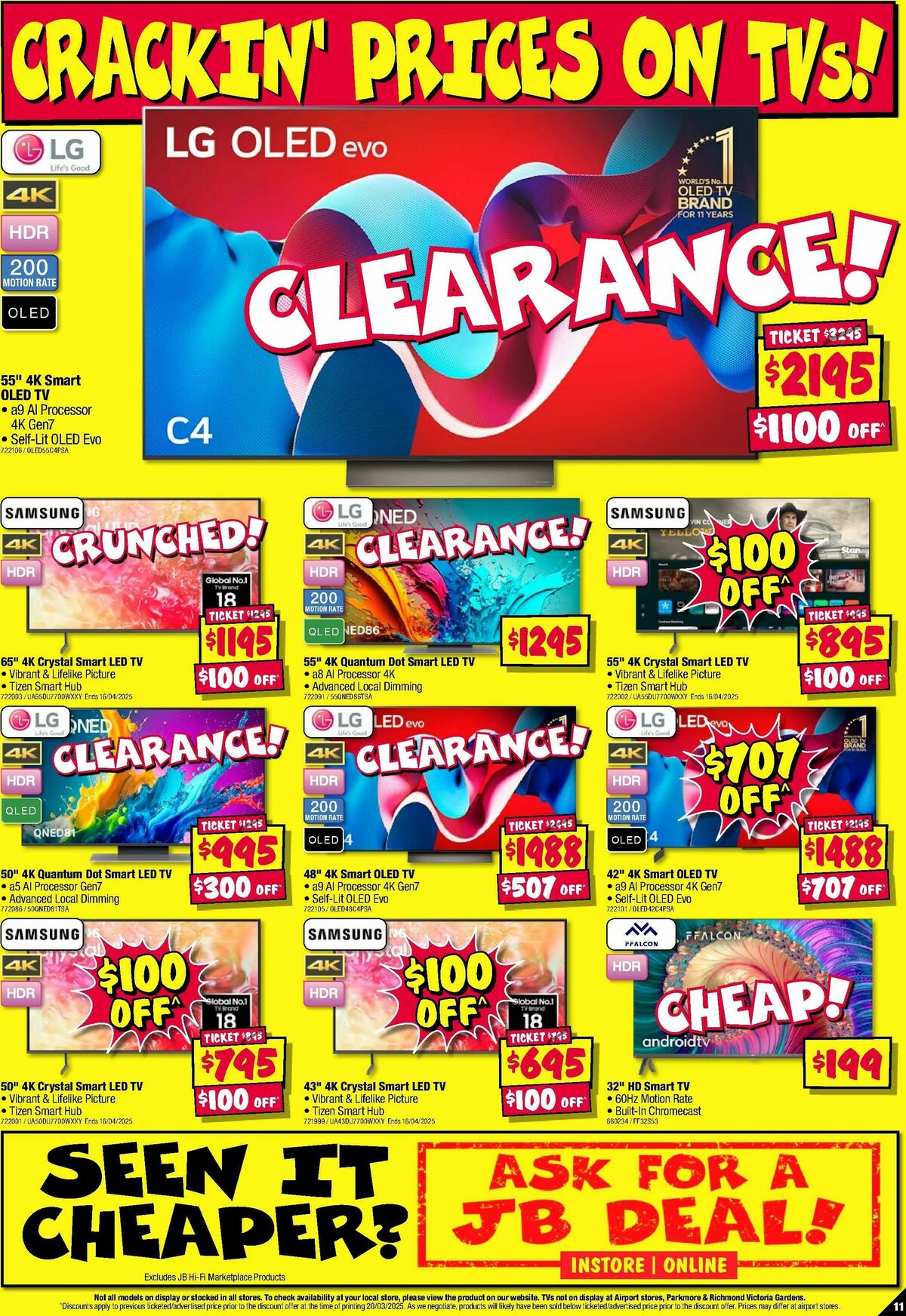 JB Hi-Fi Catalogues from 3 April