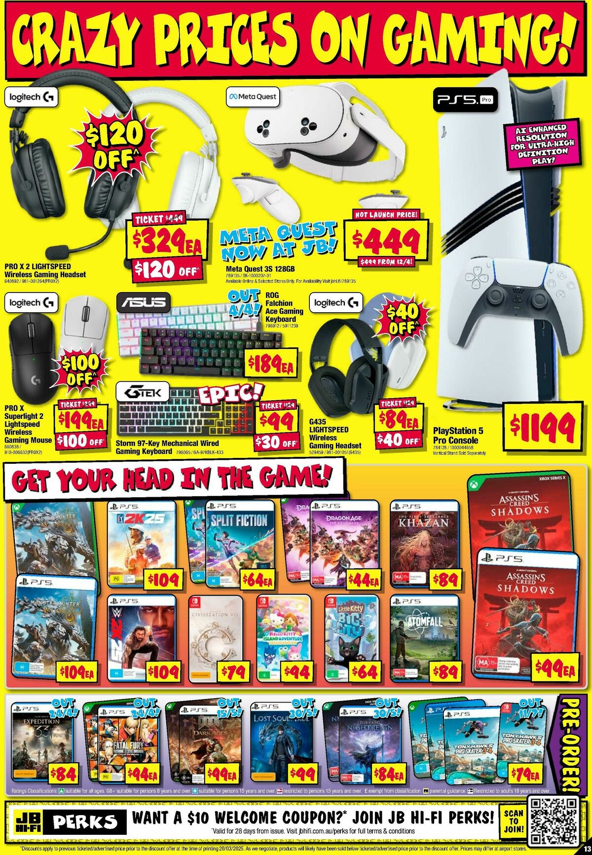 JB Hi-Fi Catalogues from 3 April