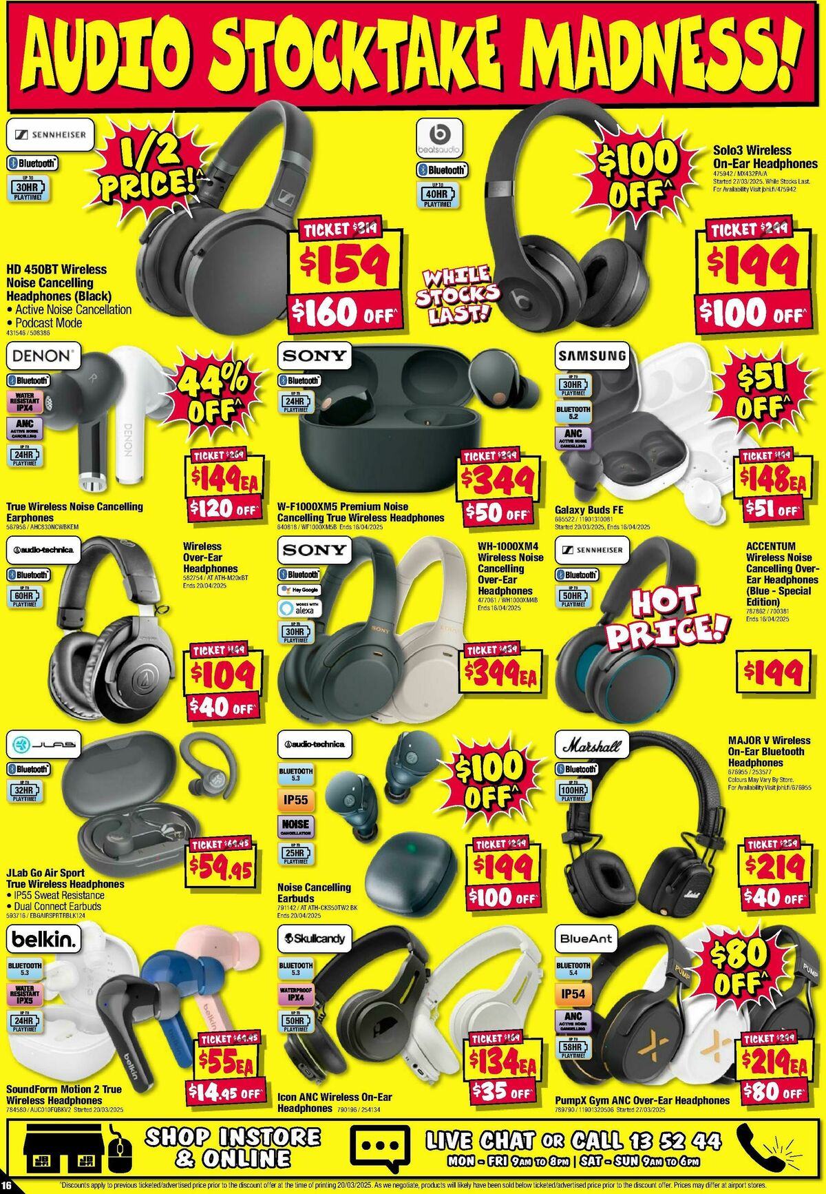JB Hi-Fi Catalogues from 3 April