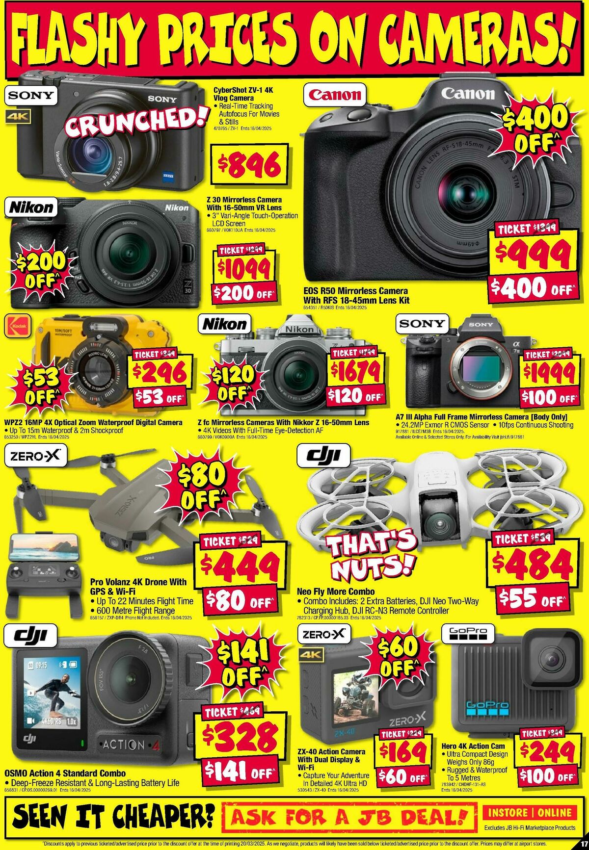 JB Hi-Fi Catalogues from 3 April