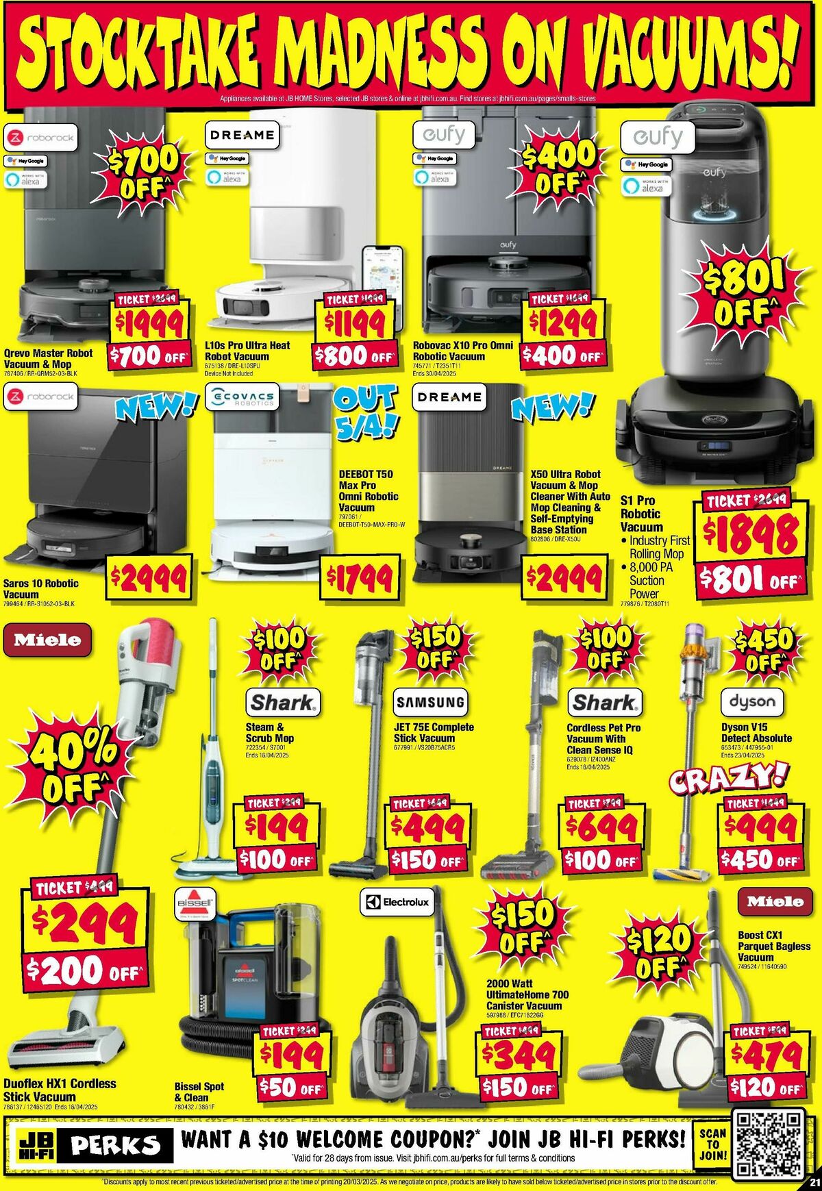 JB Hi-Fi Catalogues from 3 April