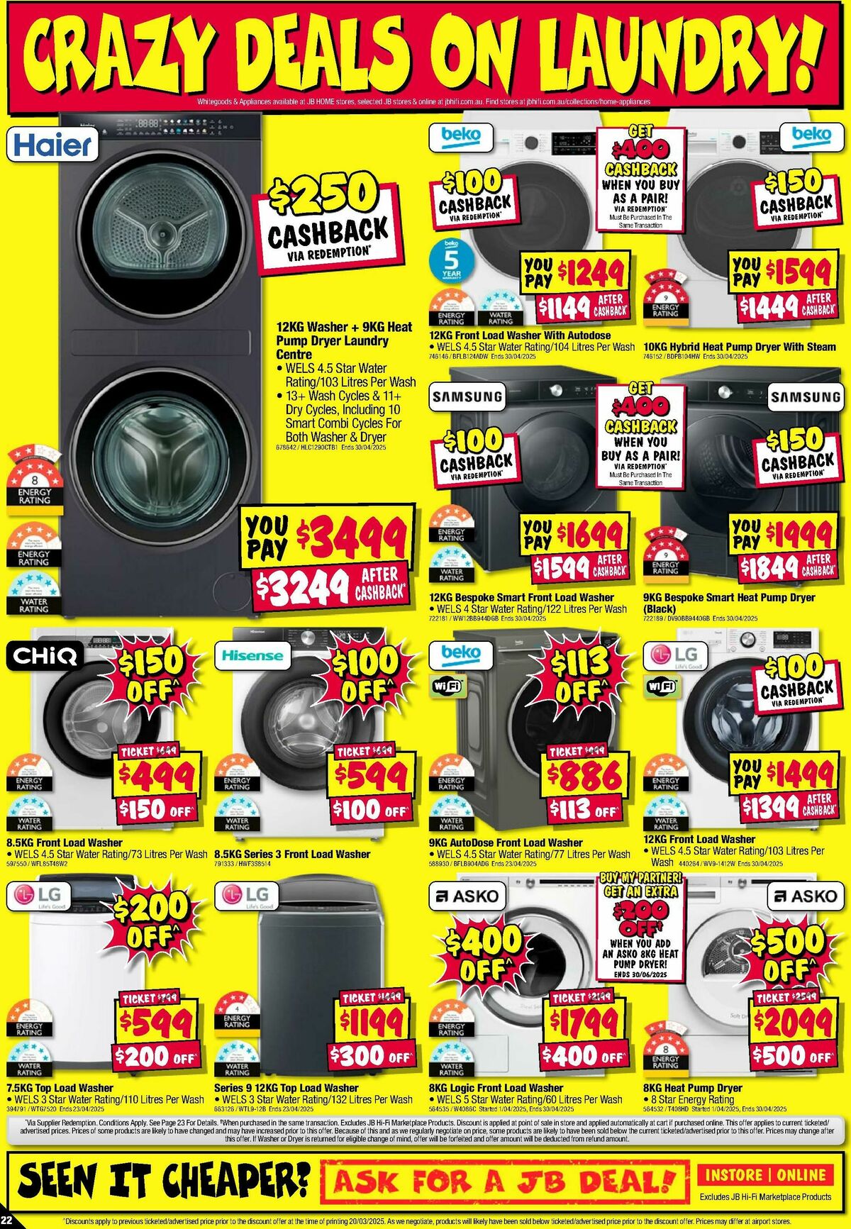 JB Hi-Fi Catalogues from 3 April