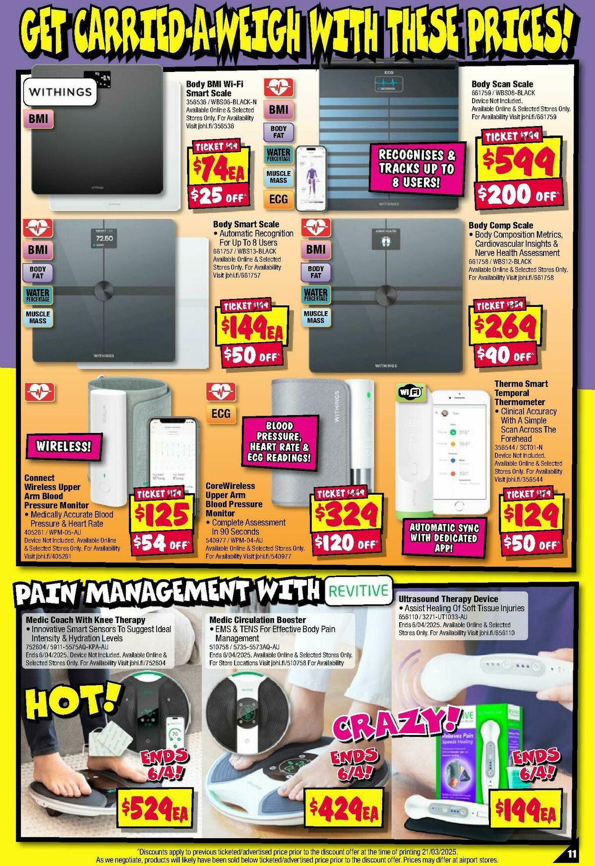 JB Hi-Fi Health and Beauty Bonanza Catalogues from 3 April
