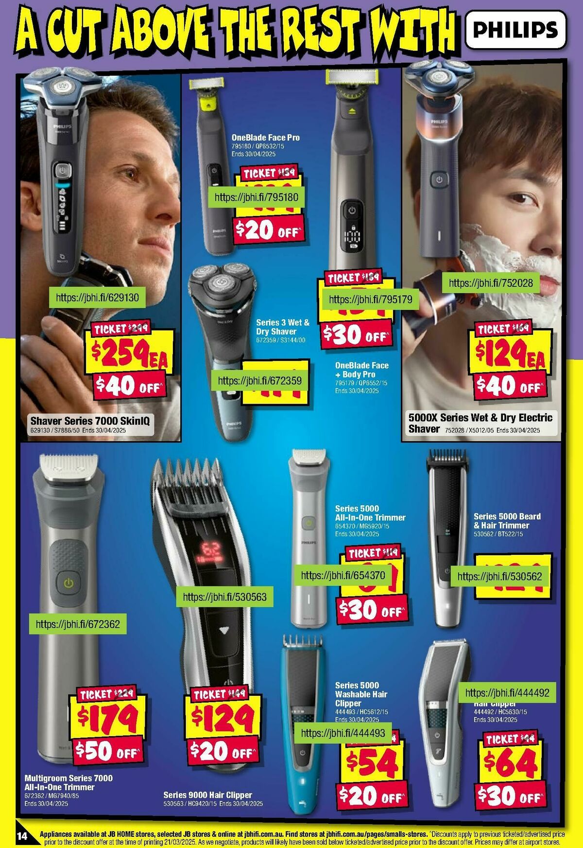 JB Hi-Fi Health and Beauty Bonanza Catalogues from 3 April