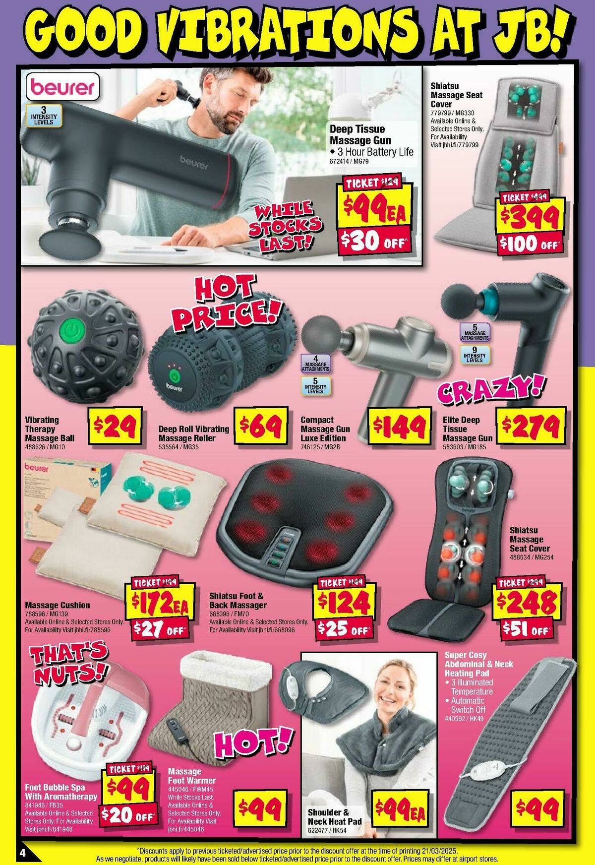 JB Hi-Fi Health and Beauty Bonanza Catalogues from 3 April
