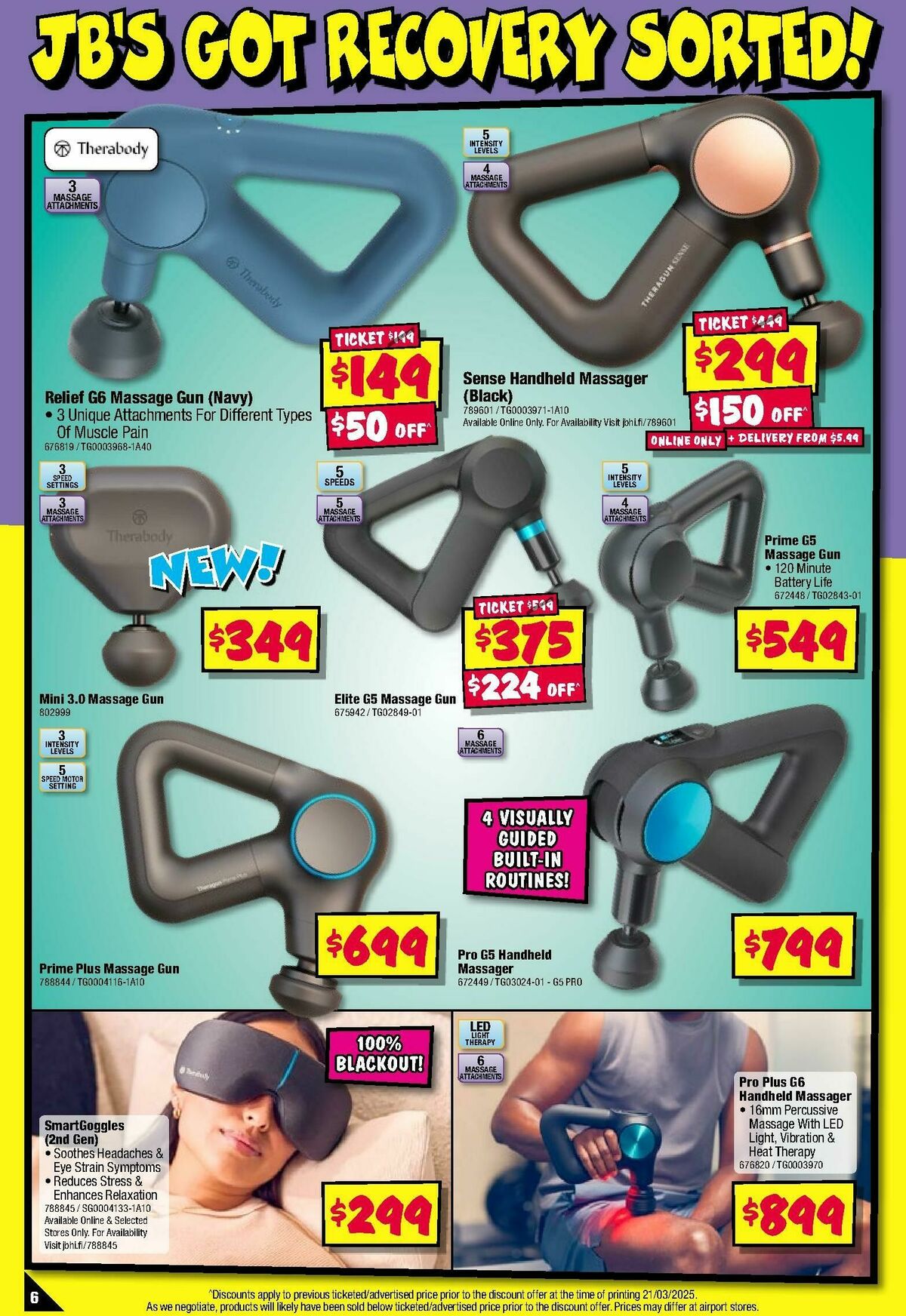 JB Hi-Fi Health and Beauty Bonanza Catalogues from 3 April