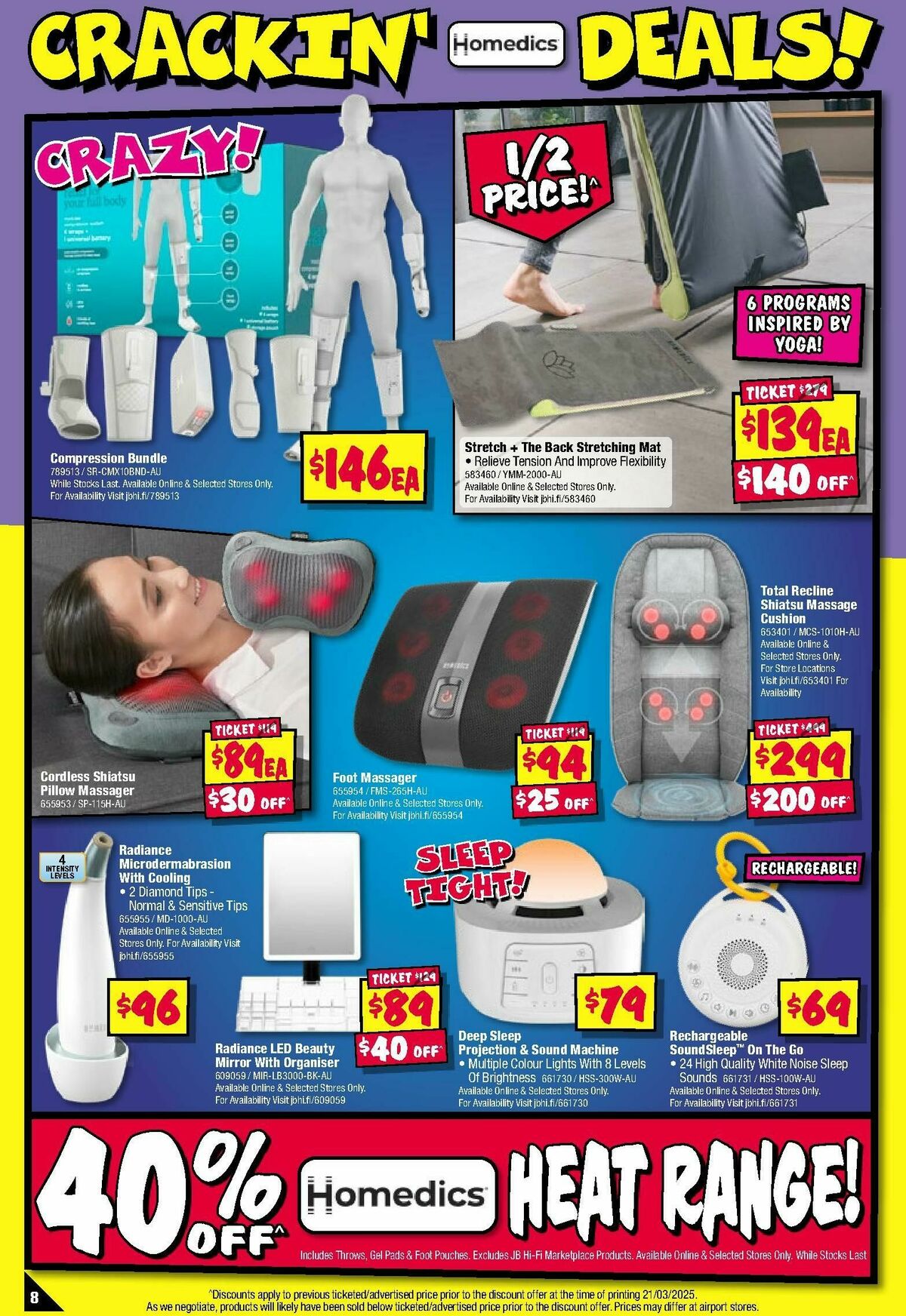 JB Hi-Fi Health and Beauty Bonanza Catalogues from 3 April