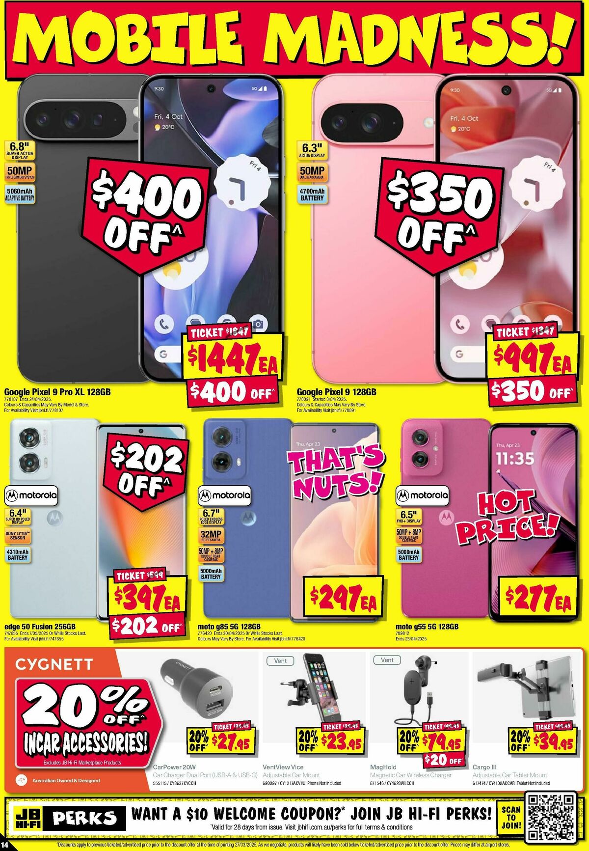 JB Hi-Fi Catalogues from 10 April
