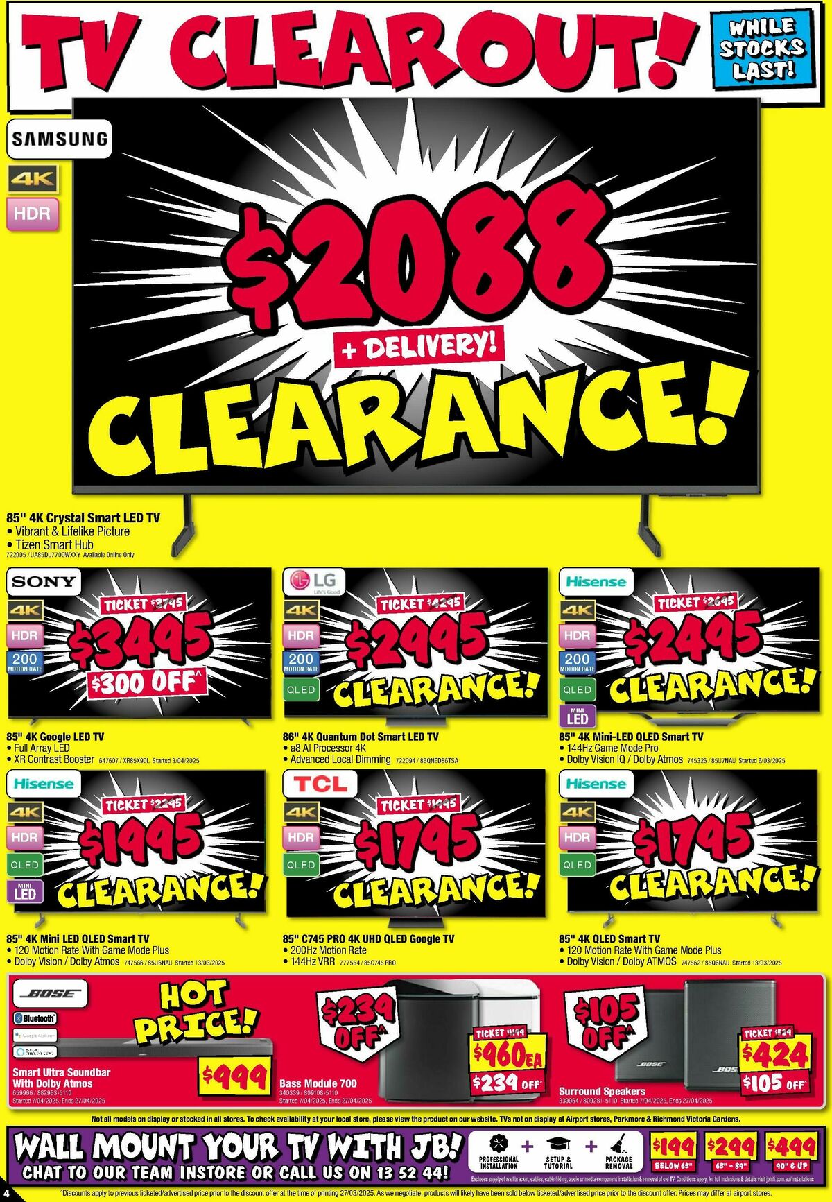 JB Hi-Fi Catalogues from 10 April
