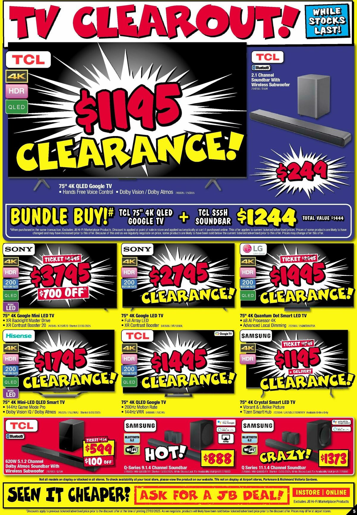 JB Hi-Fi Catalogues from 10 April