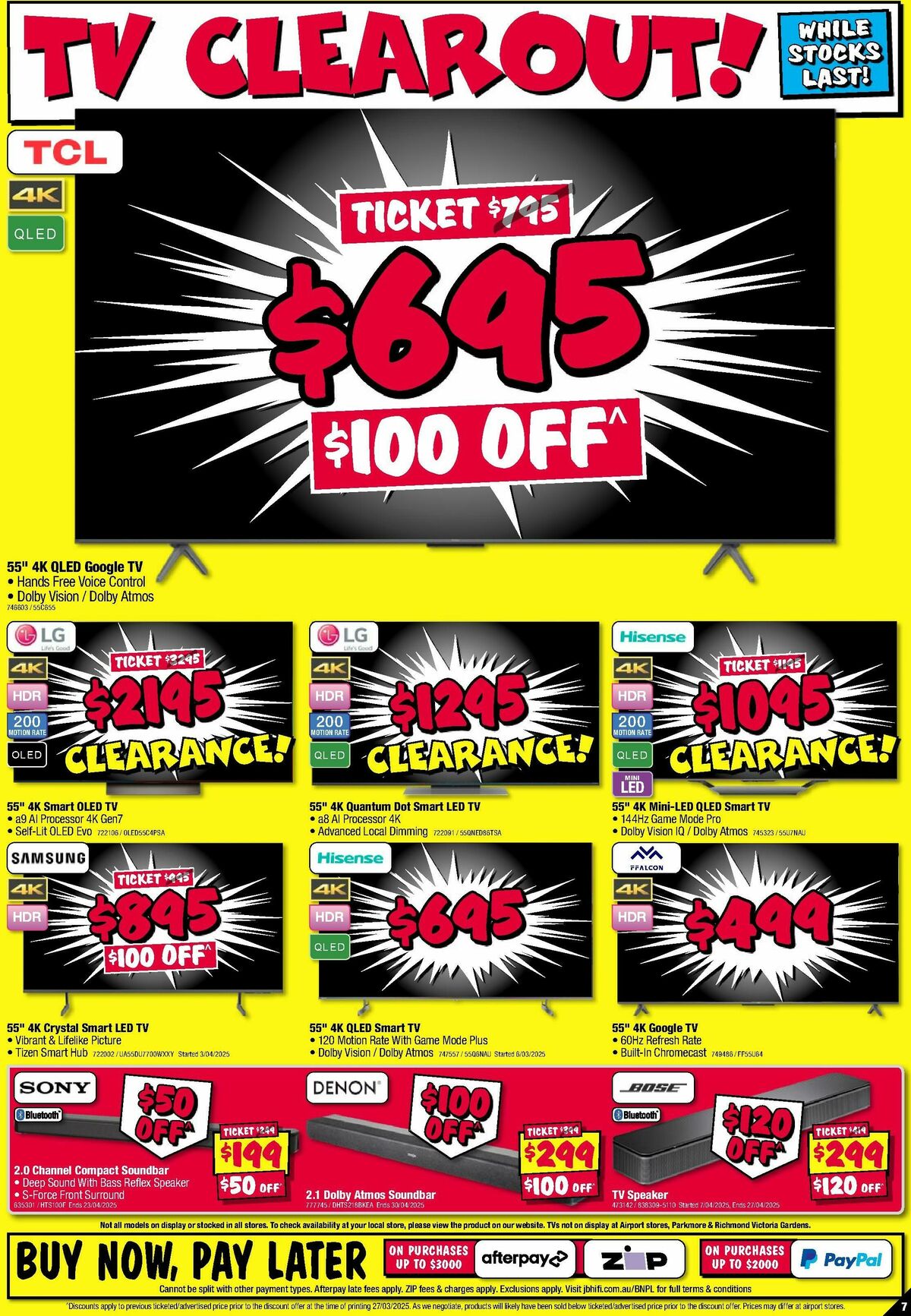 JB Hi-Fi Catalogues from 10 April