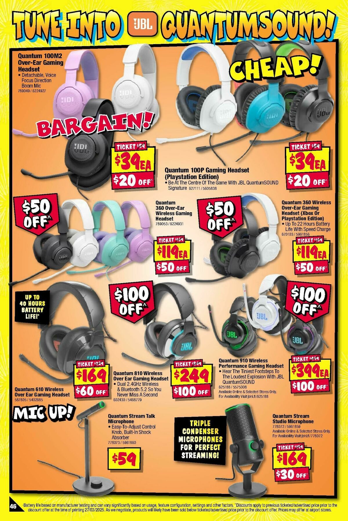 JB Hi-Fi Catalogues from 7 April