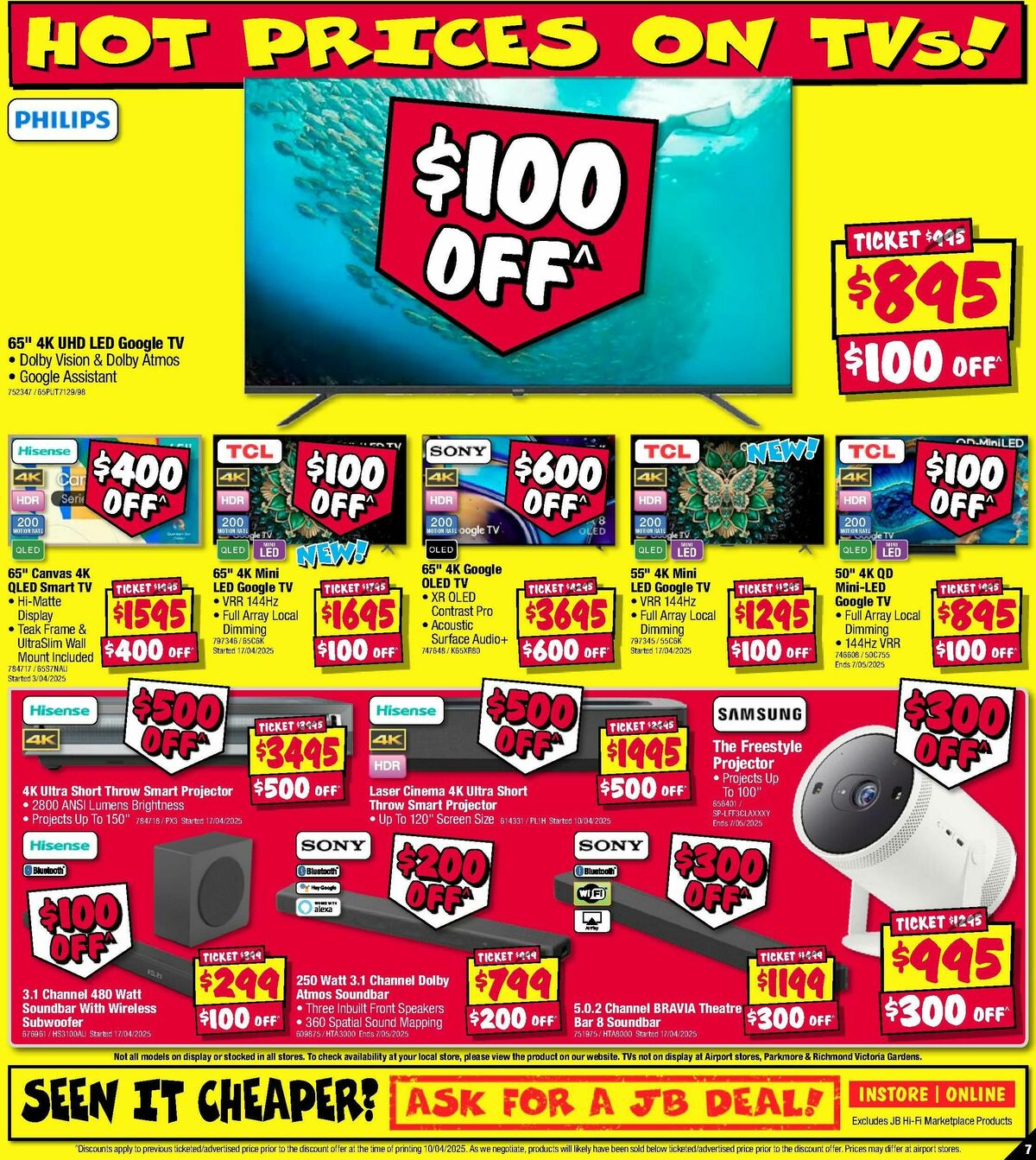 JB Hi-Fi Catalogues from 24 April