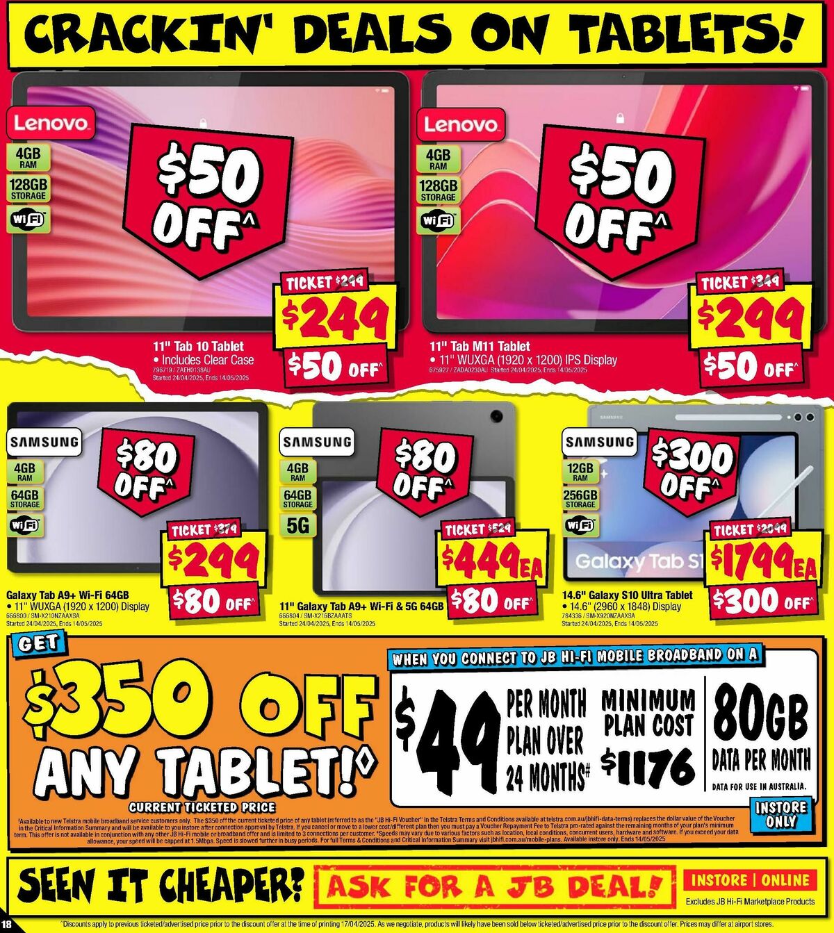 JB Hi-Fi Make mums day! Catalogues from 1 May