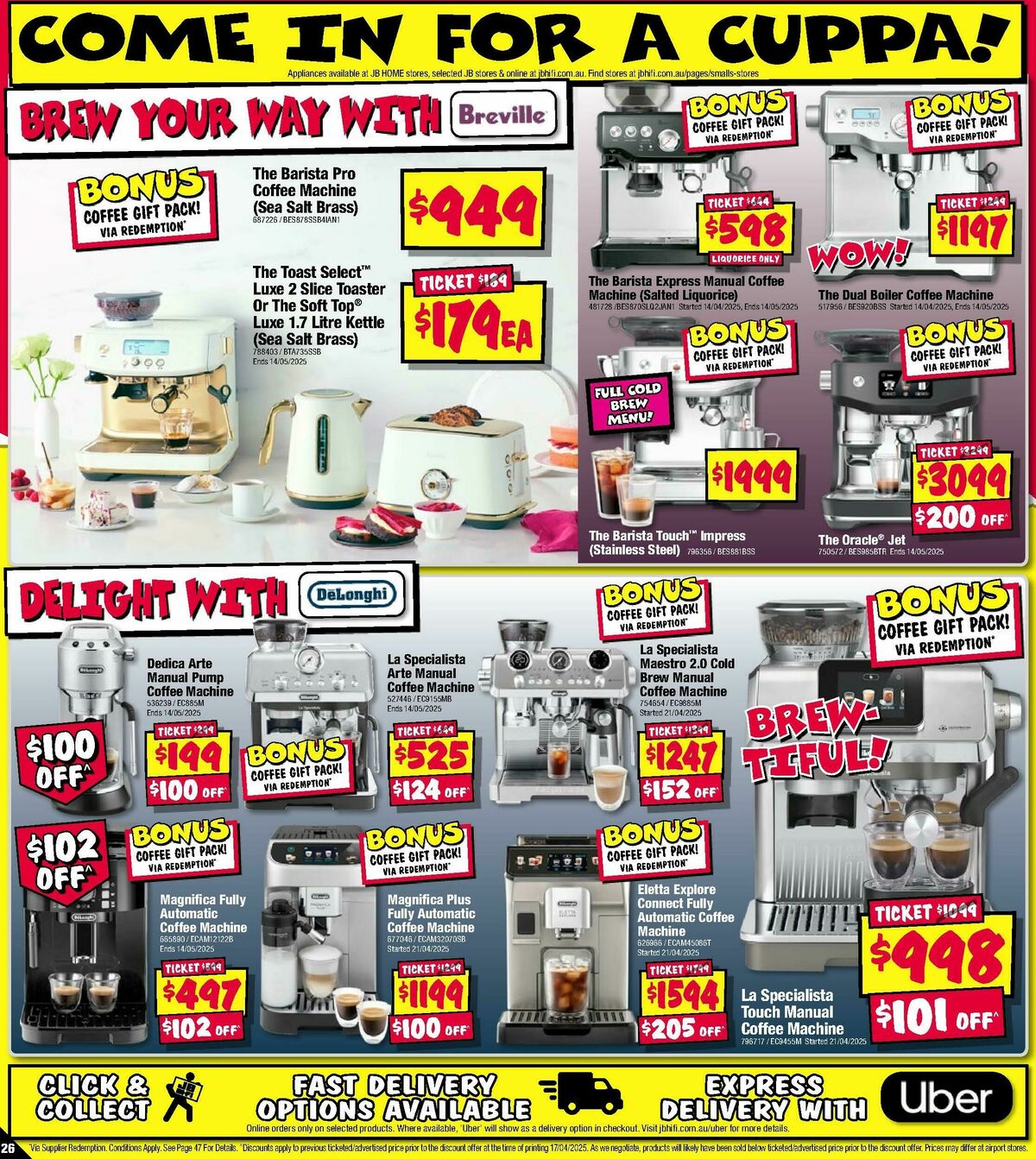 JB Hi-Fi Make mums day! Catalogues from 1 May