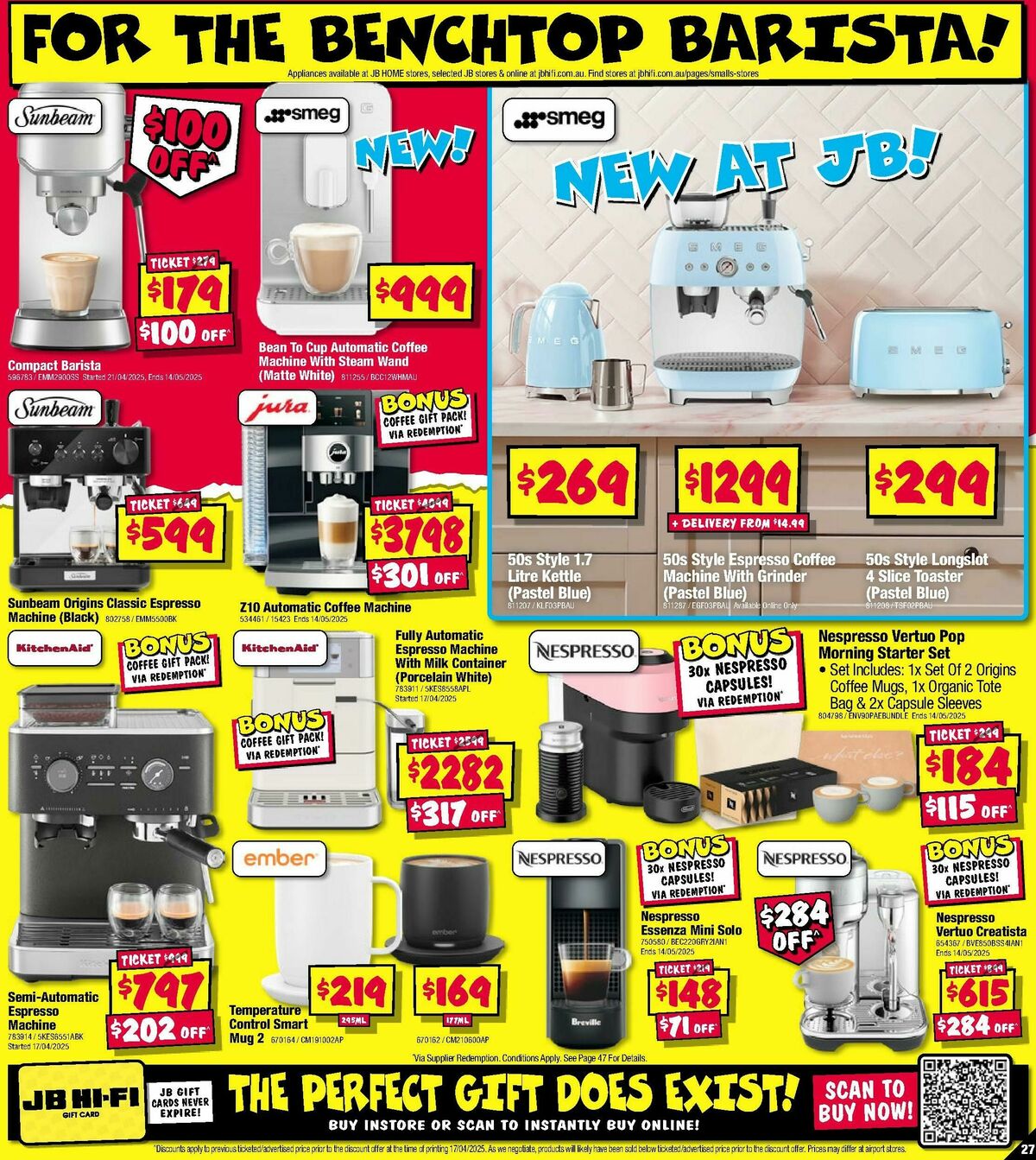 JB Hi-Fi Make mums day! Catalogues from 1 May