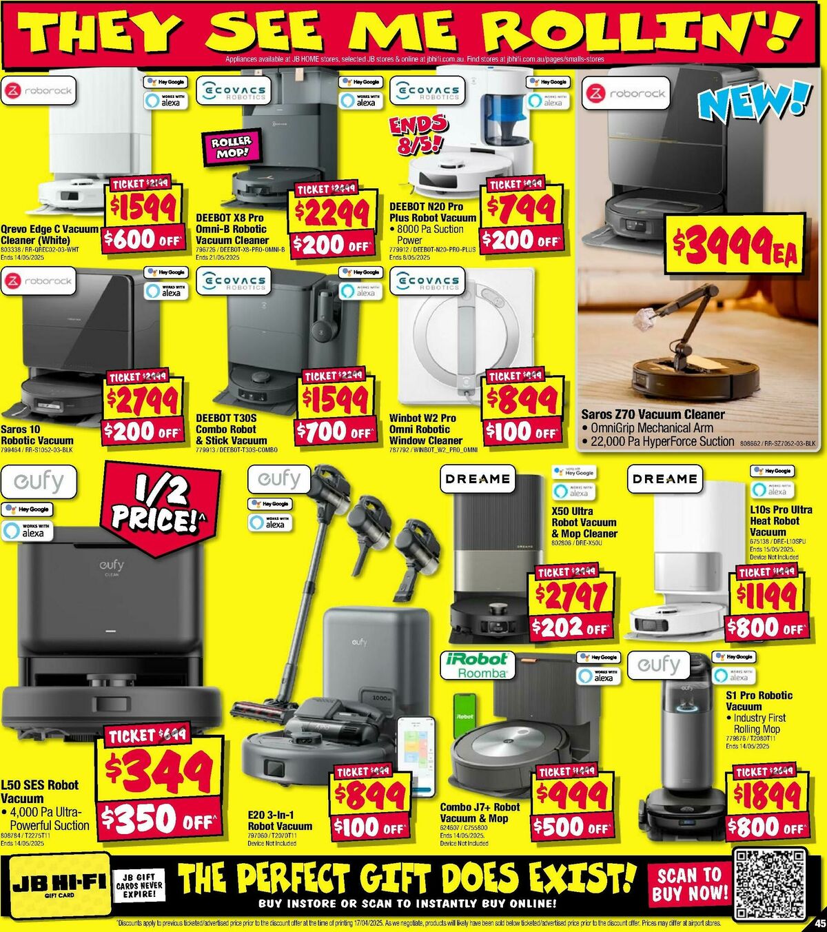 JB Hi-Fi Make mums day! Catalogues from 1 May