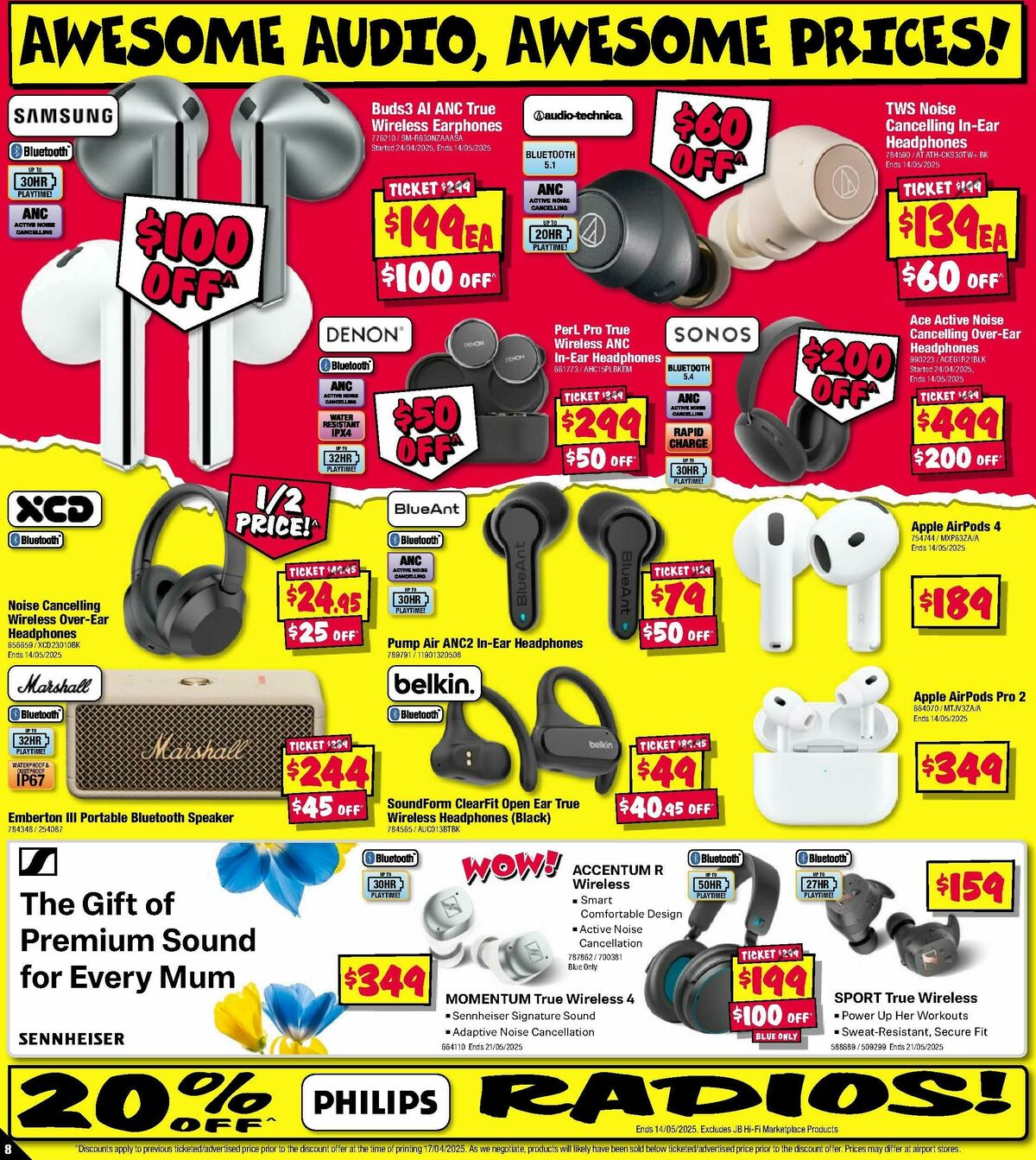 JB Hi-Fi Make mums day! Catalogues from 1 May