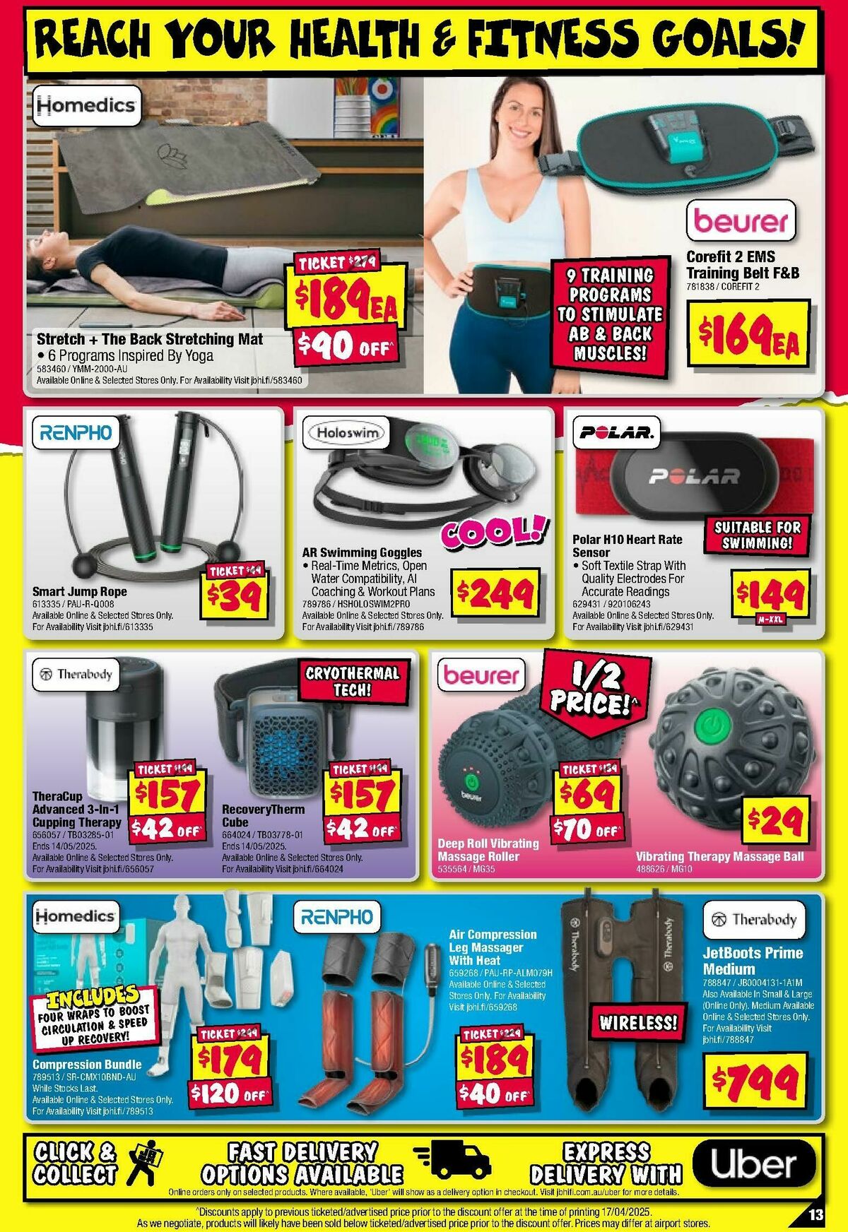 JB Hi-Fi Fitness, Health and Wellness for Mum! Catalogues from 1 May