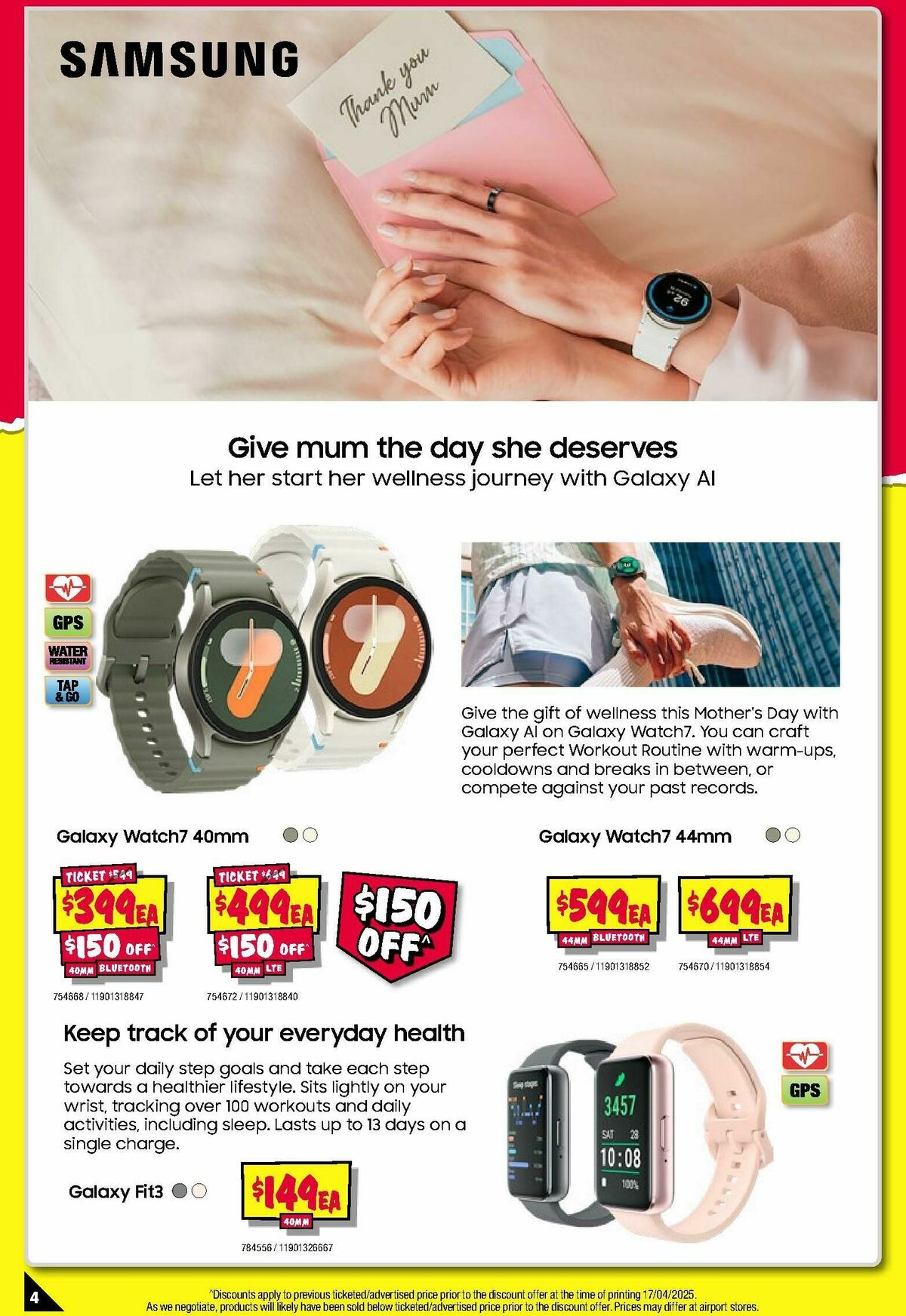 JB Hi-Fi Fitness, Health and Wellness for Mum! Catalogues from 1 May