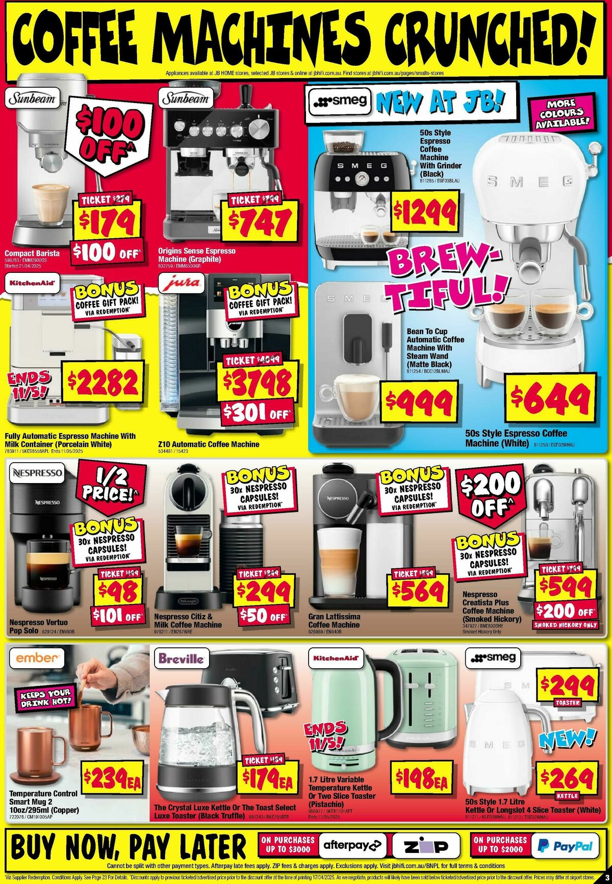 JB Hi-Fi Catalogues from 1 May