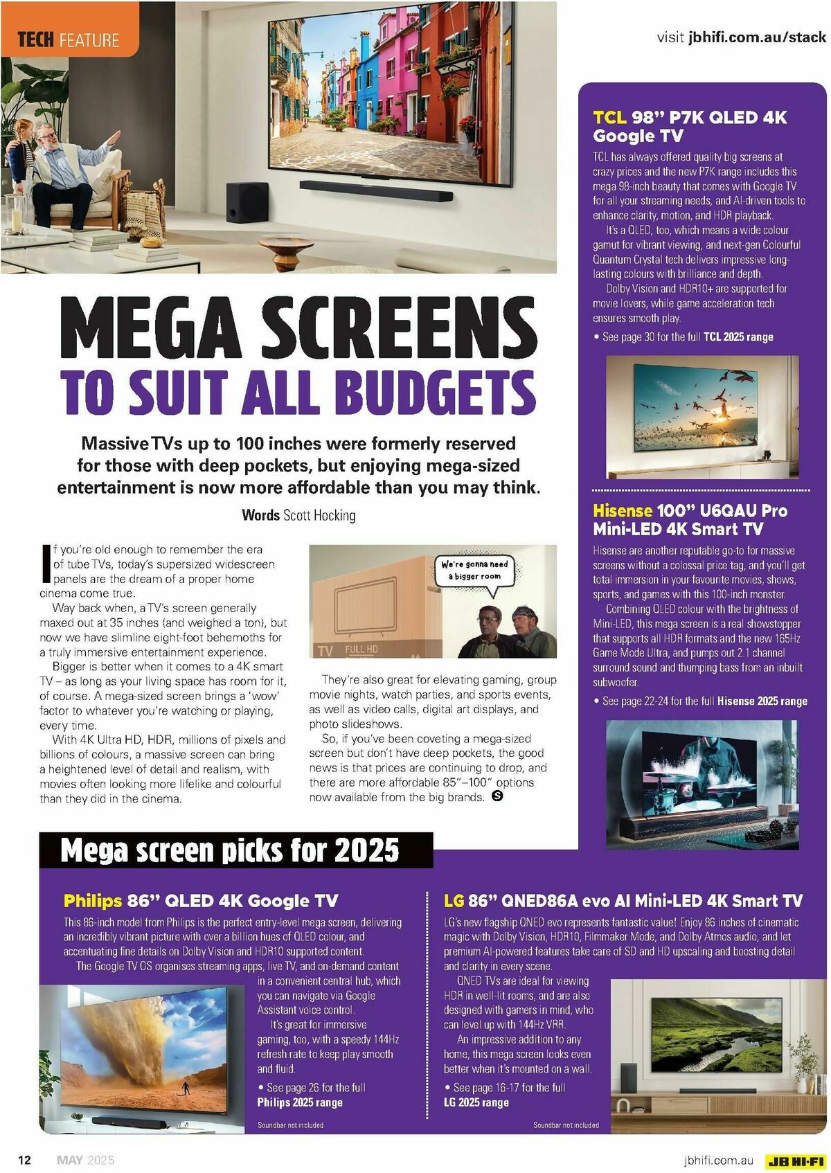 JB Hi-Fi Magazine May Catalogues from 1 May