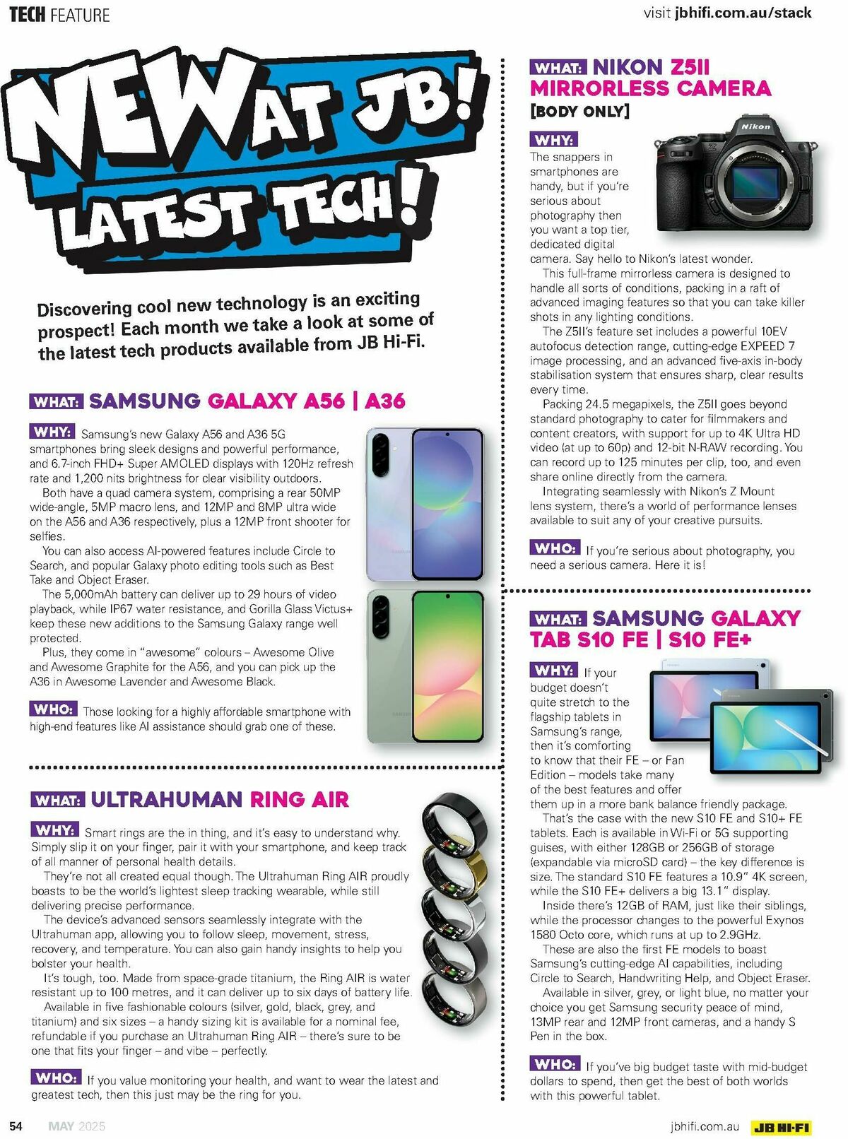 JB Hi-Fi Magazine May Catalogues from 1 May