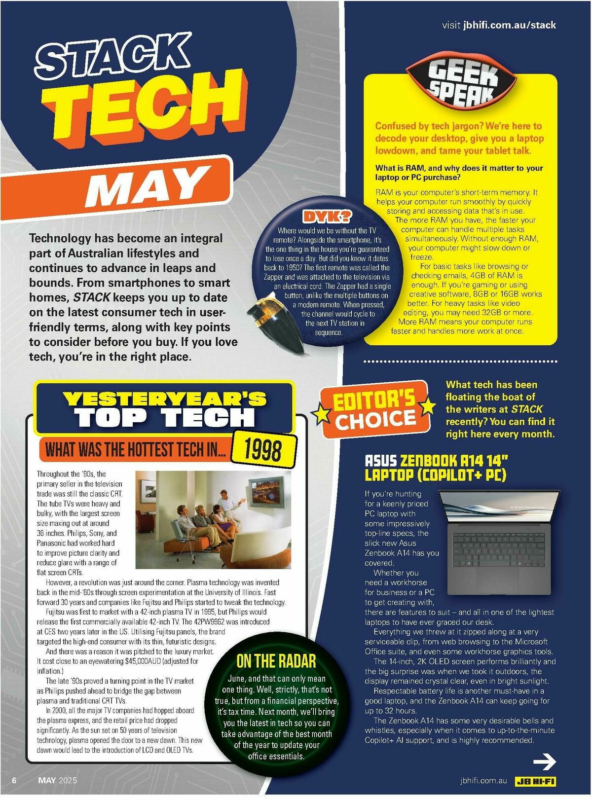 JB Hi-Fi Magazine May Catalogues from 1 May