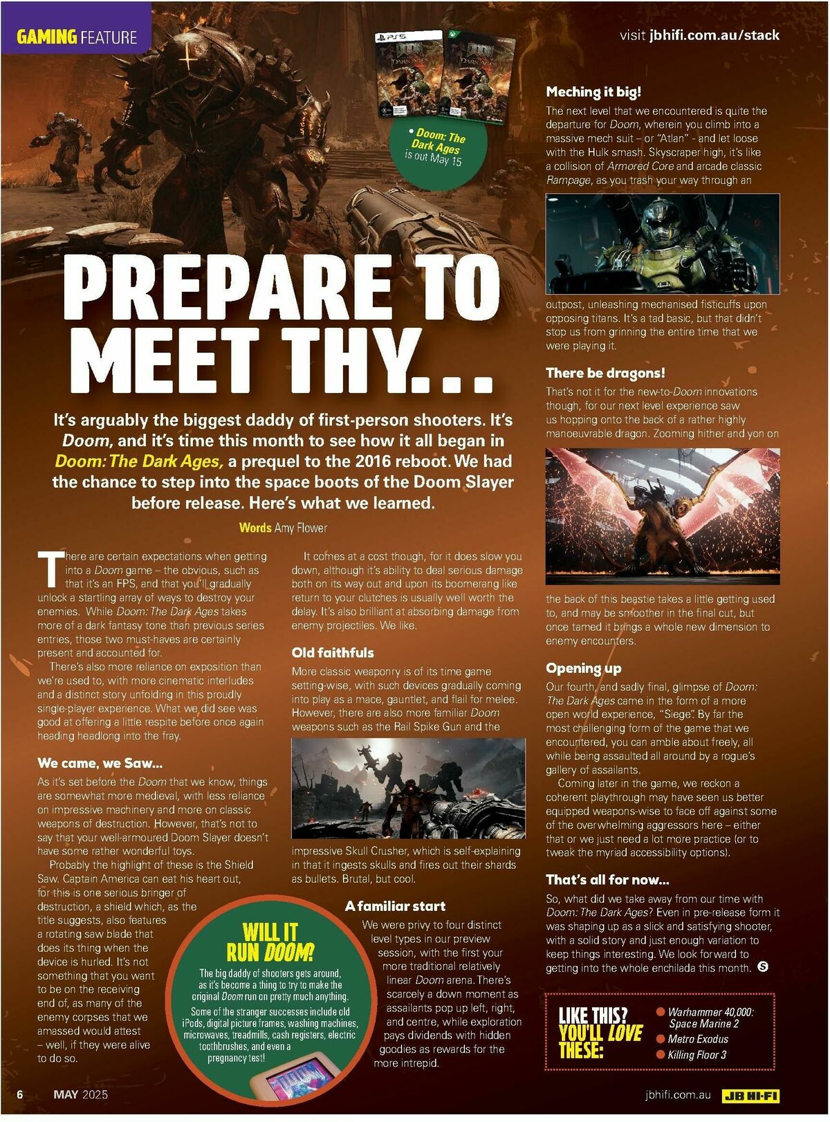 JB Hi-Fi Magazine May Catalogues from 1 May