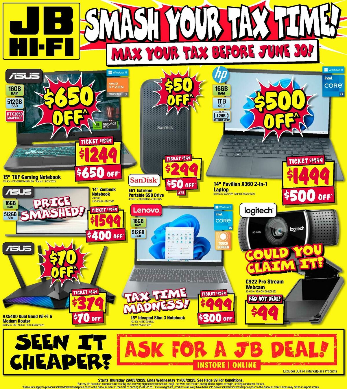 JB Hi-Fi Catalogues from 29 May