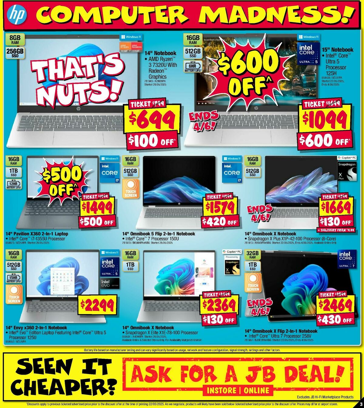 JB Hi-Fi Catalogues from 29 May